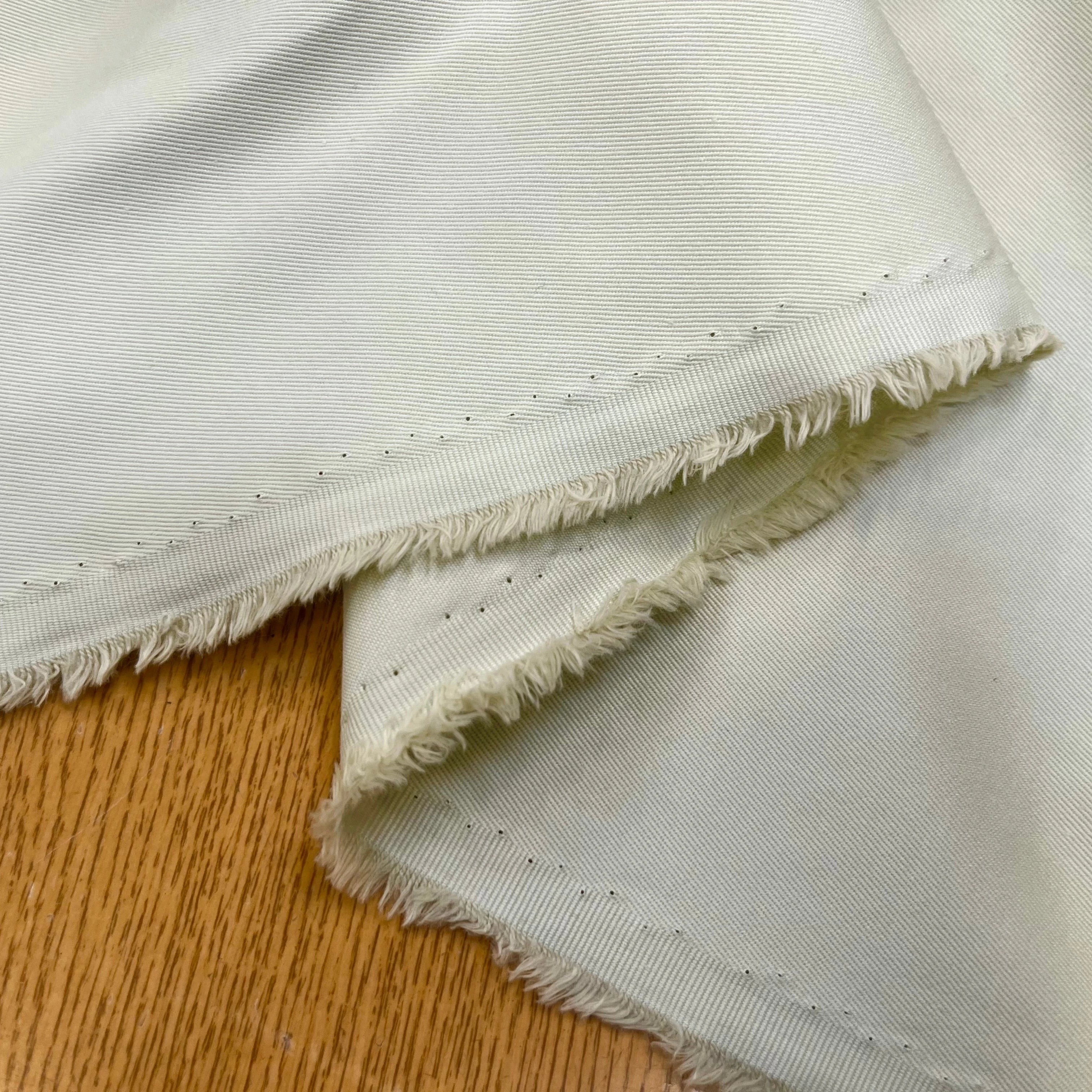 GABARDINE DE COTON LOURDE OYSTER - My Little Coupon