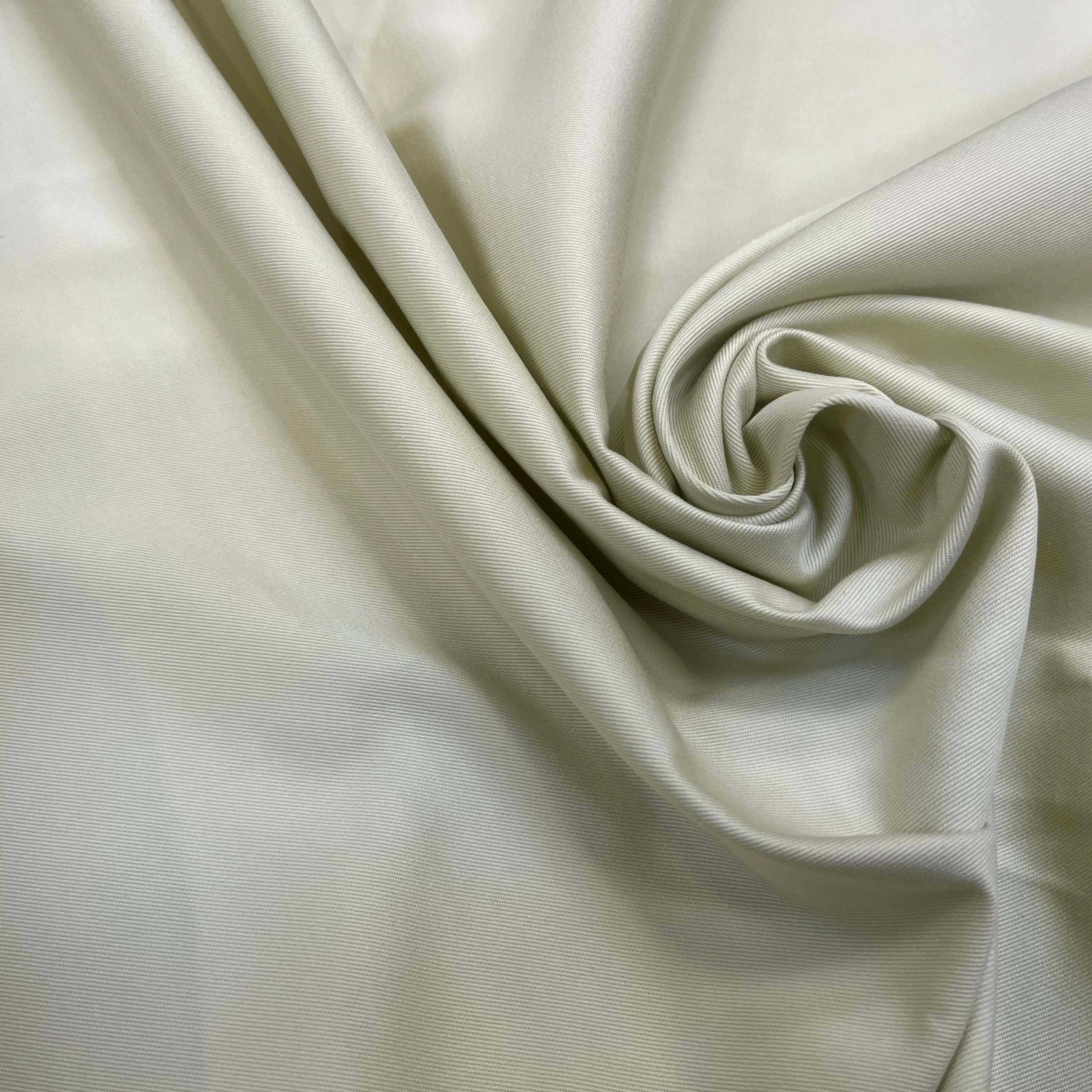 GABARDINE DE COTON LOURDE OYSTER - My Little Coupon