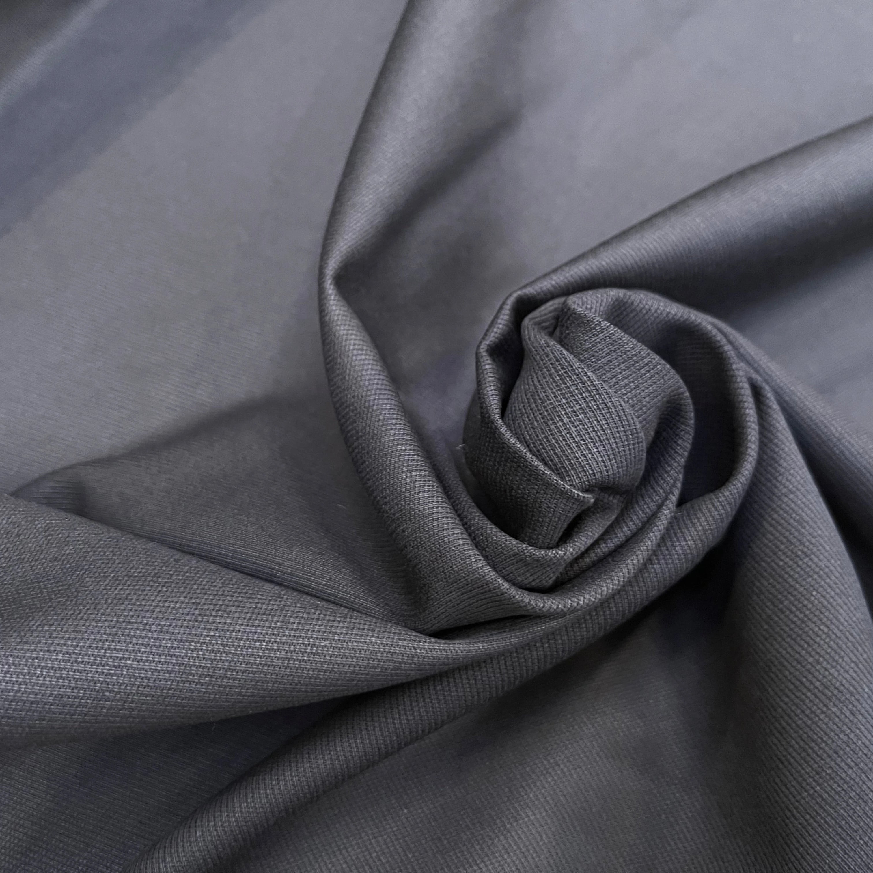 GABARDINE DE COTON NUIT AVEC UNE FACE DUVETEUX - My Little Coupon