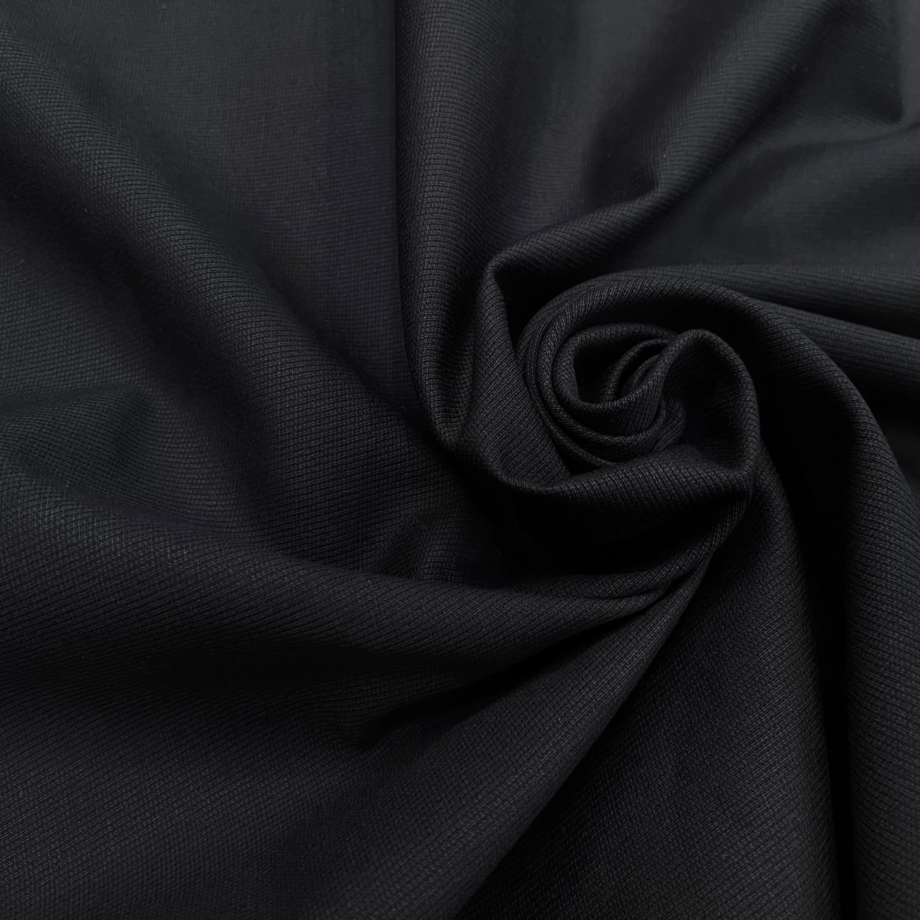 GABARDINE DE COTON NUIT AVEC UNE FACE DUVETEUX - My Little Coupon