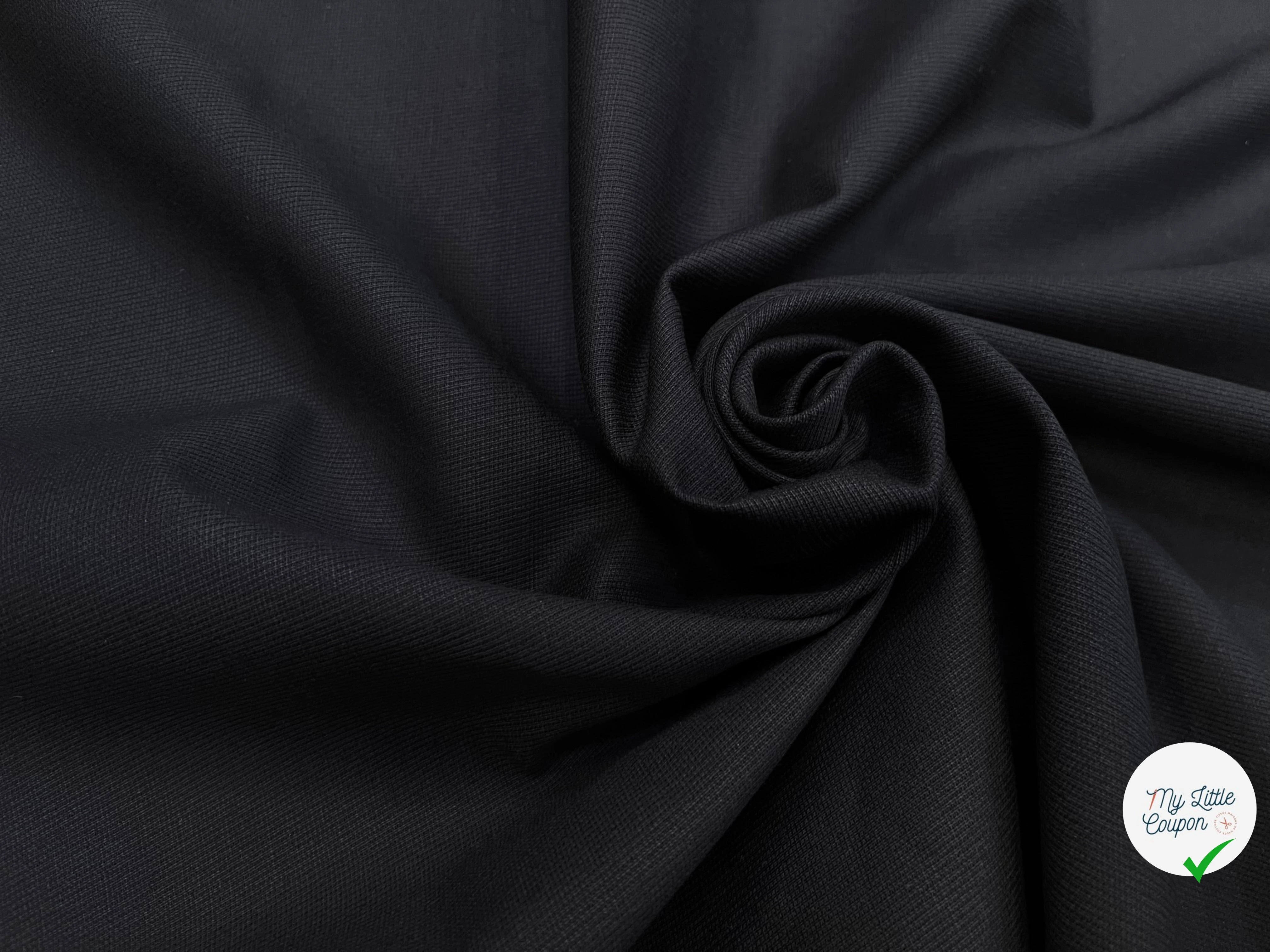 GABARDINE DE COTON NUIT AVEC UNE FACE DUVETEUX - My Little Coupon