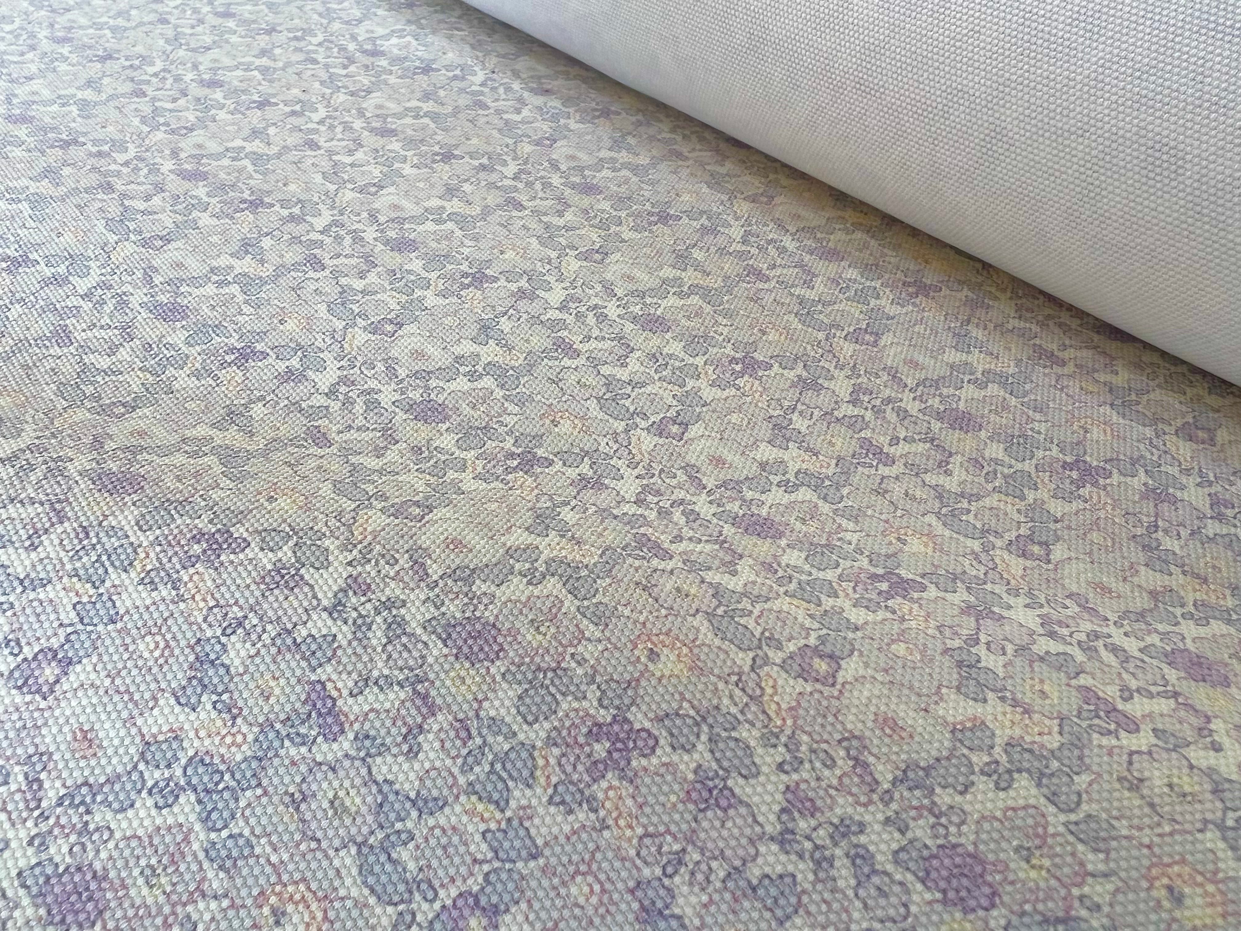GABARDINE DE COTON PARTERRE DE FLEURS FONDUES - My Little Coupon