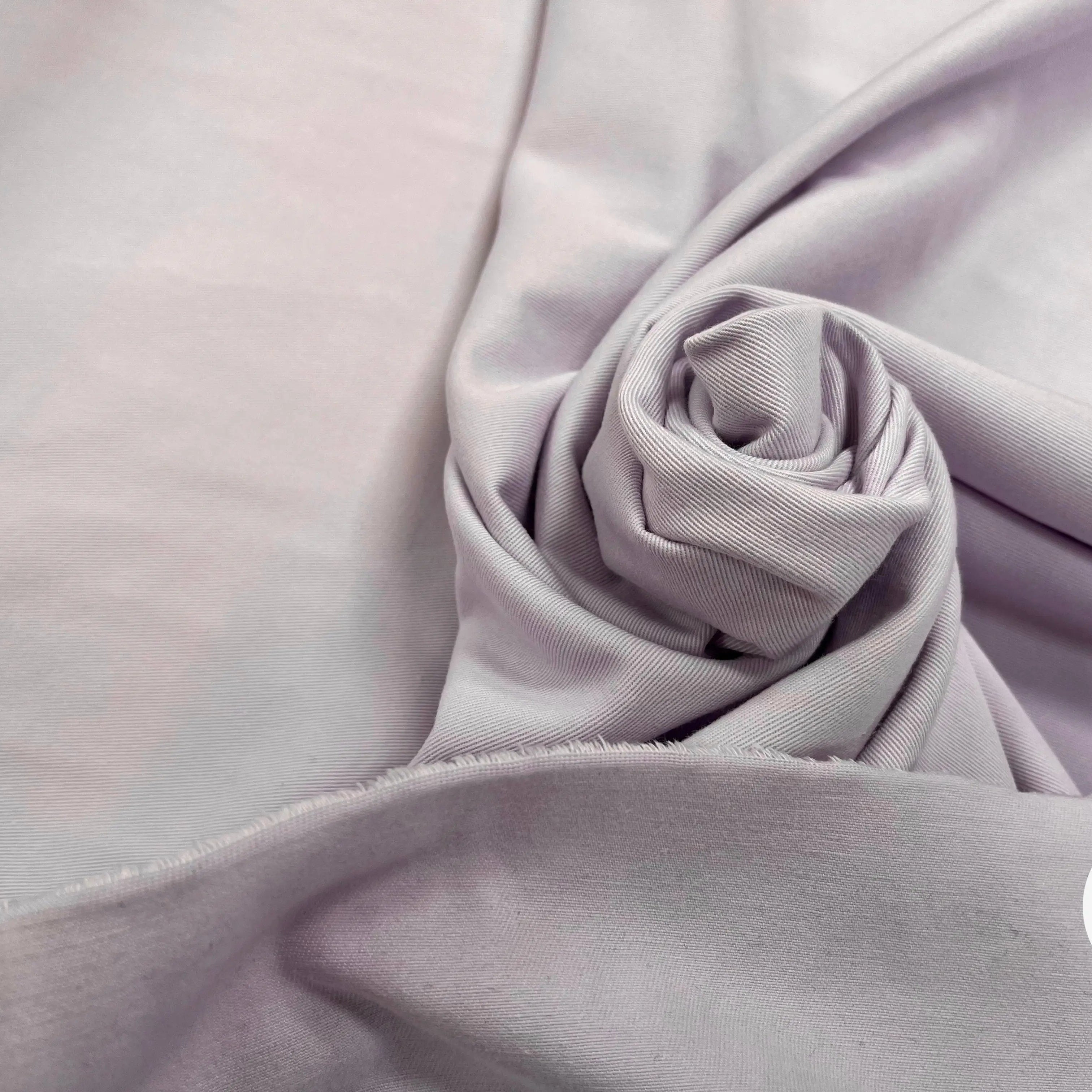 GABARDINE DE COTON PÉTITE LAIZE ICE LAVANDER - My Little Coupon