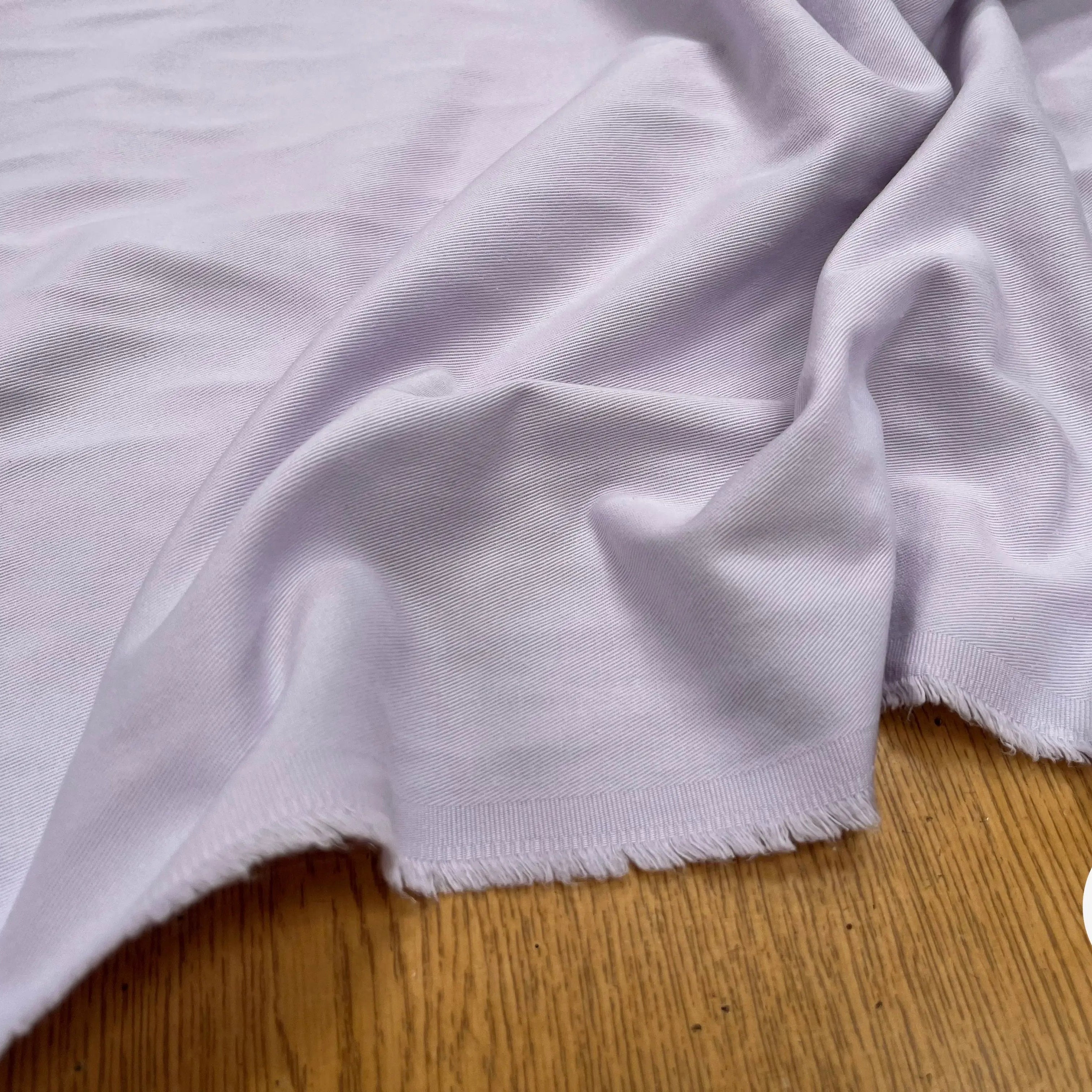 GABARDINE DE COTON PÉTITE LAIZE ICE LAVANDER - My Little Coupon