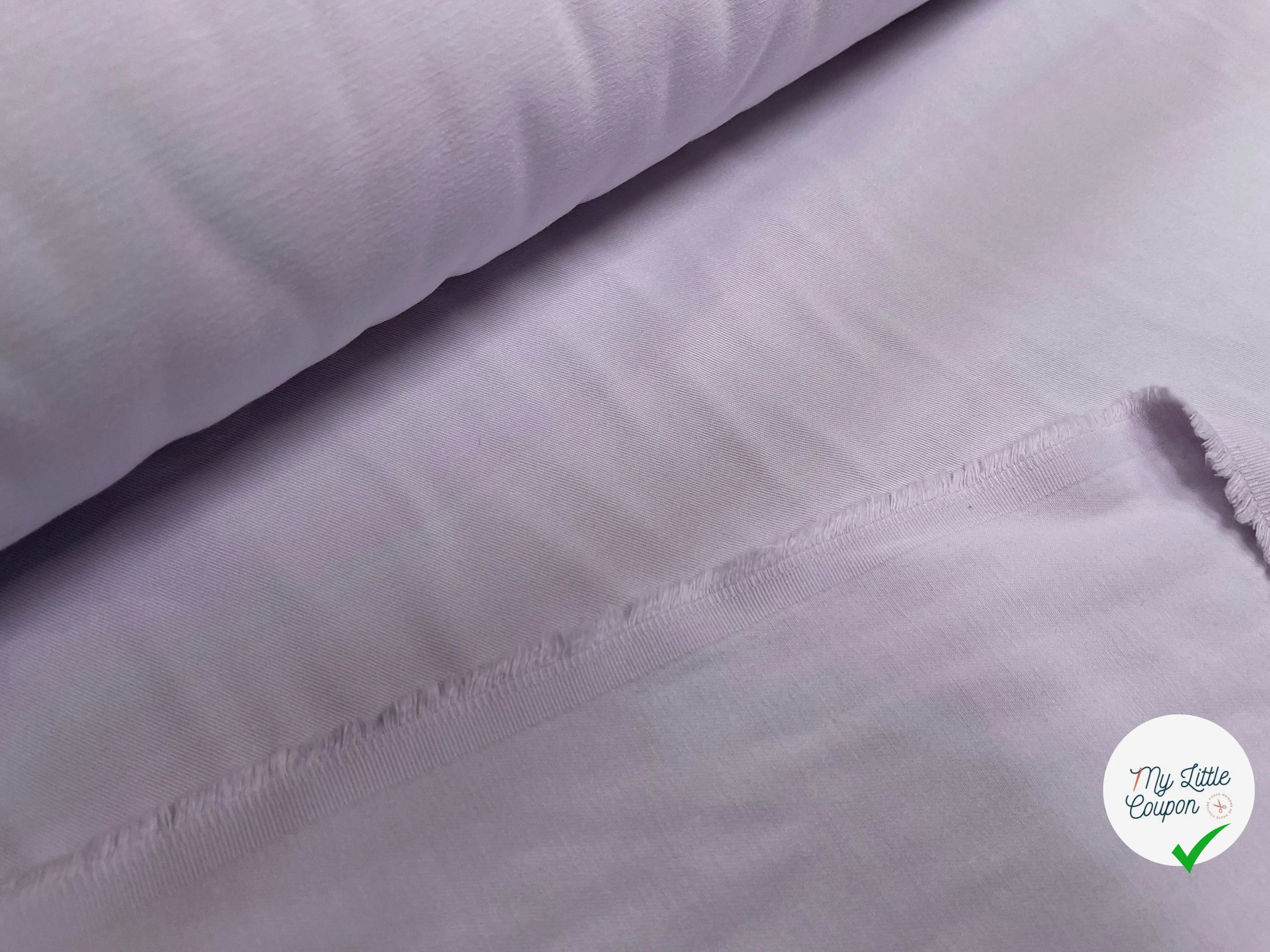 GABARDINE DE COTON PĂTITE LAIZE ICE LAVANDERÂ - My Little Coupon