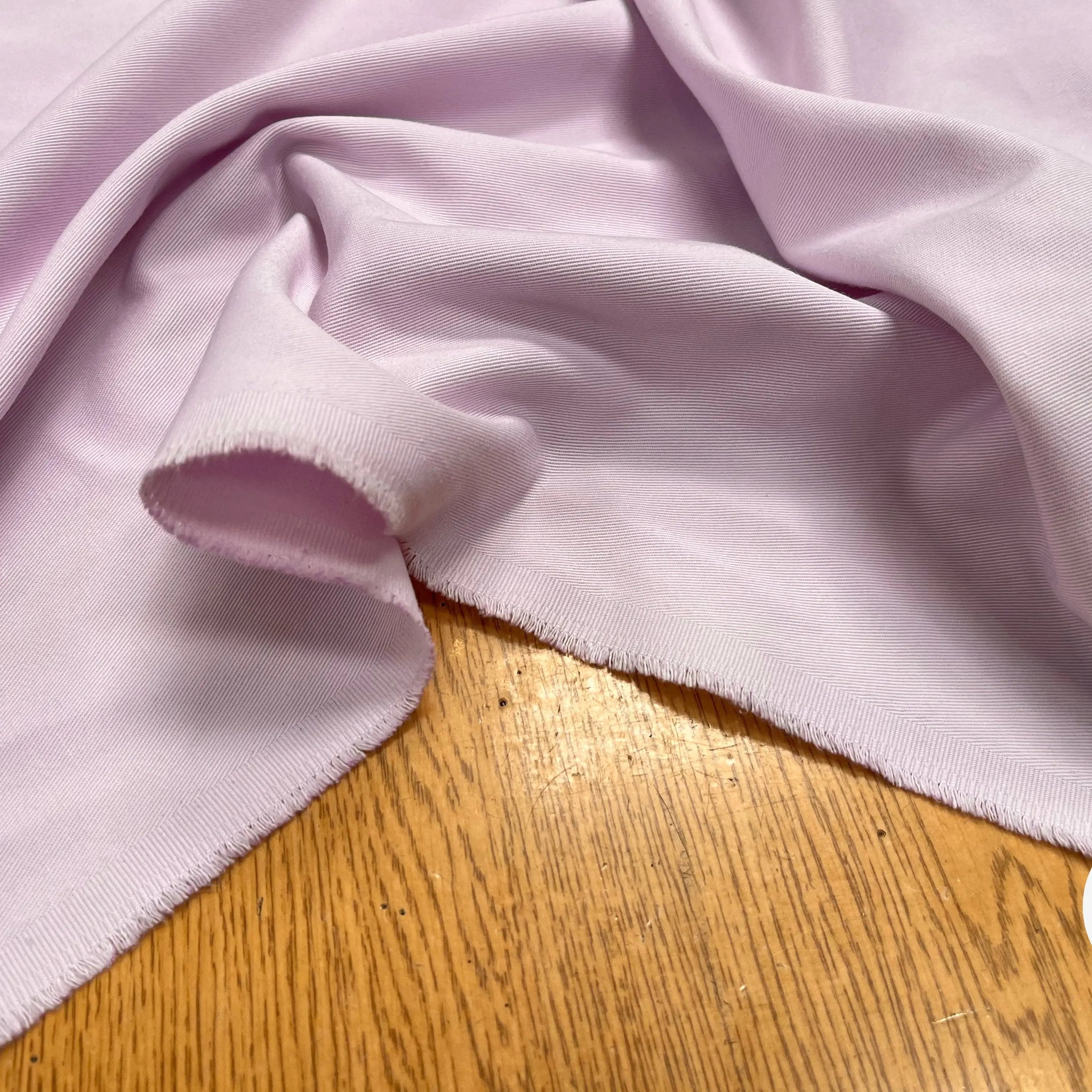 GABARDINE DE COTON PÉTITE LAIZE SALT PINK - My Little Coupon