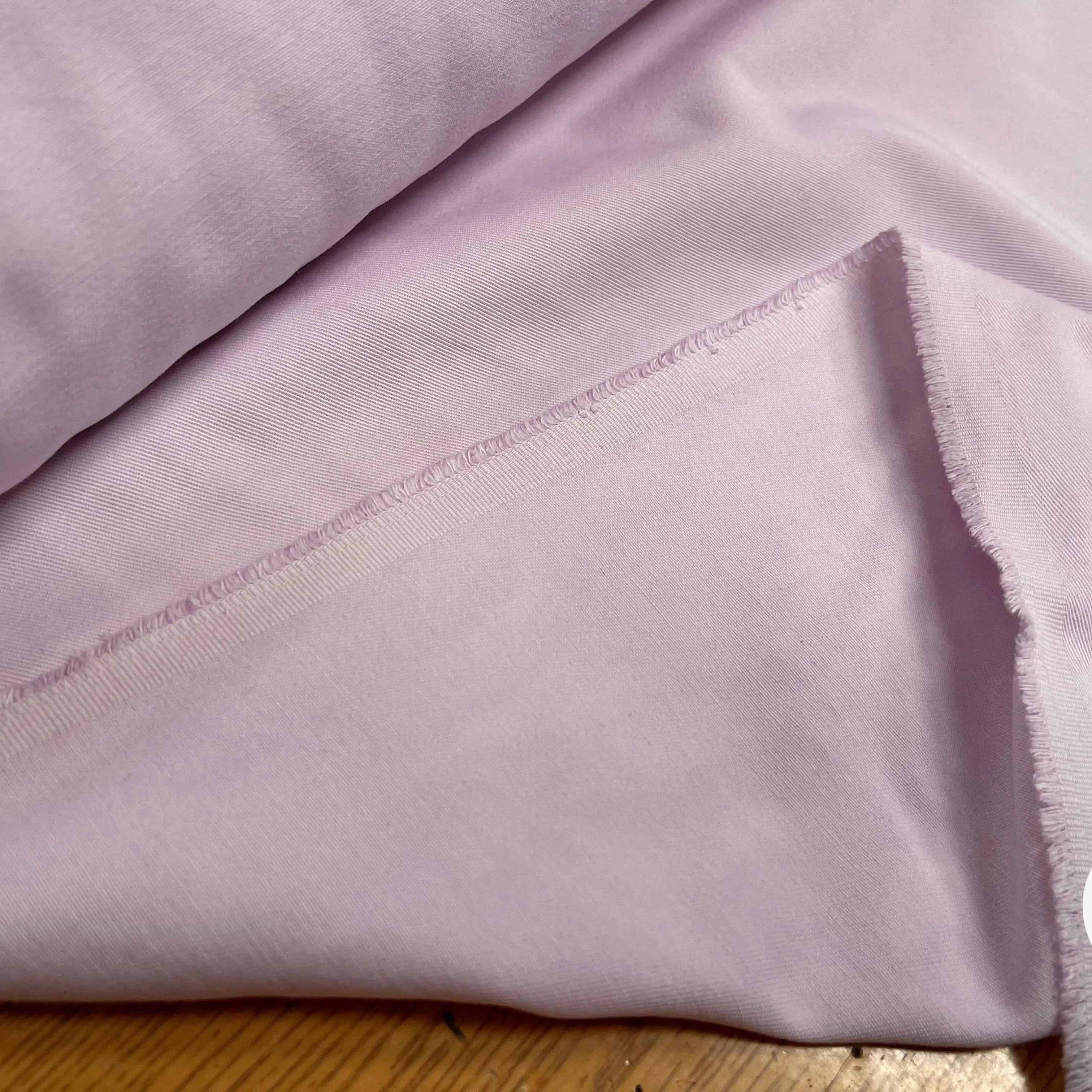 GABARDINE DE COTON PÉTITE LAIZE SALT PINK - My Little Coupon