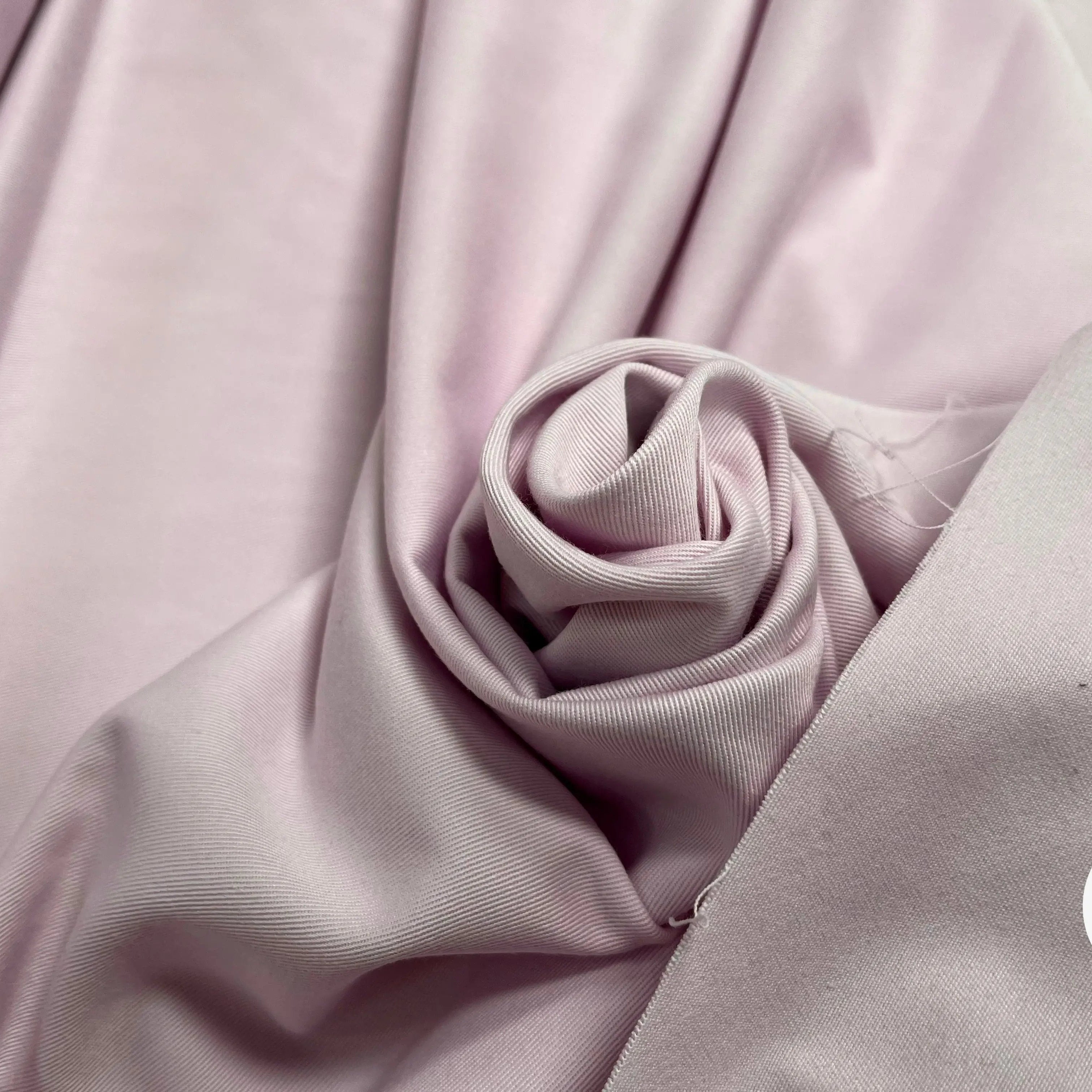 GABARDINE DE COTON PÉTITE LAIZE SALT PINK - My Little Coupon