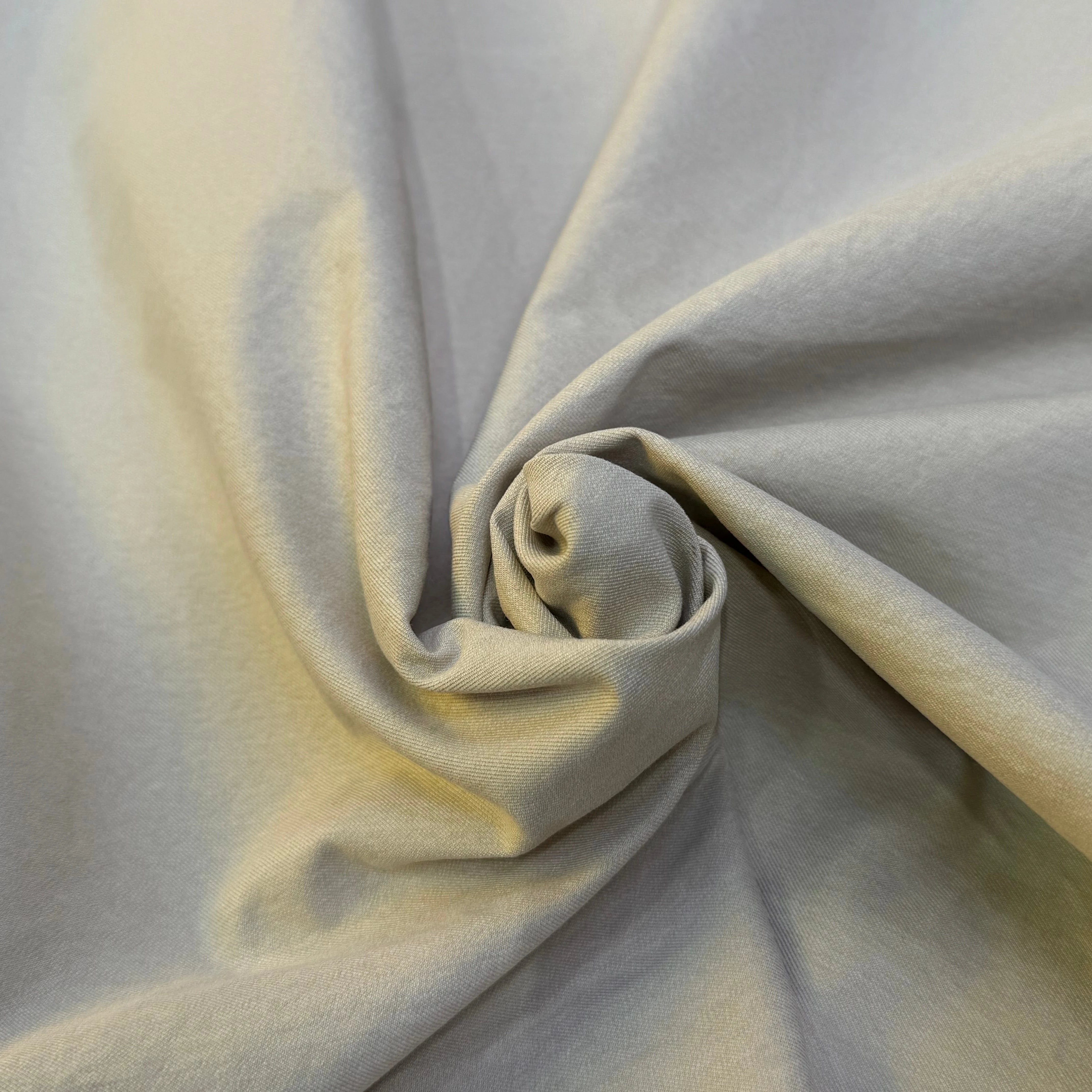GABARDINE DE COTON QUALITÉ COUTURE BEIGE ÉCRU - My Little Coupon