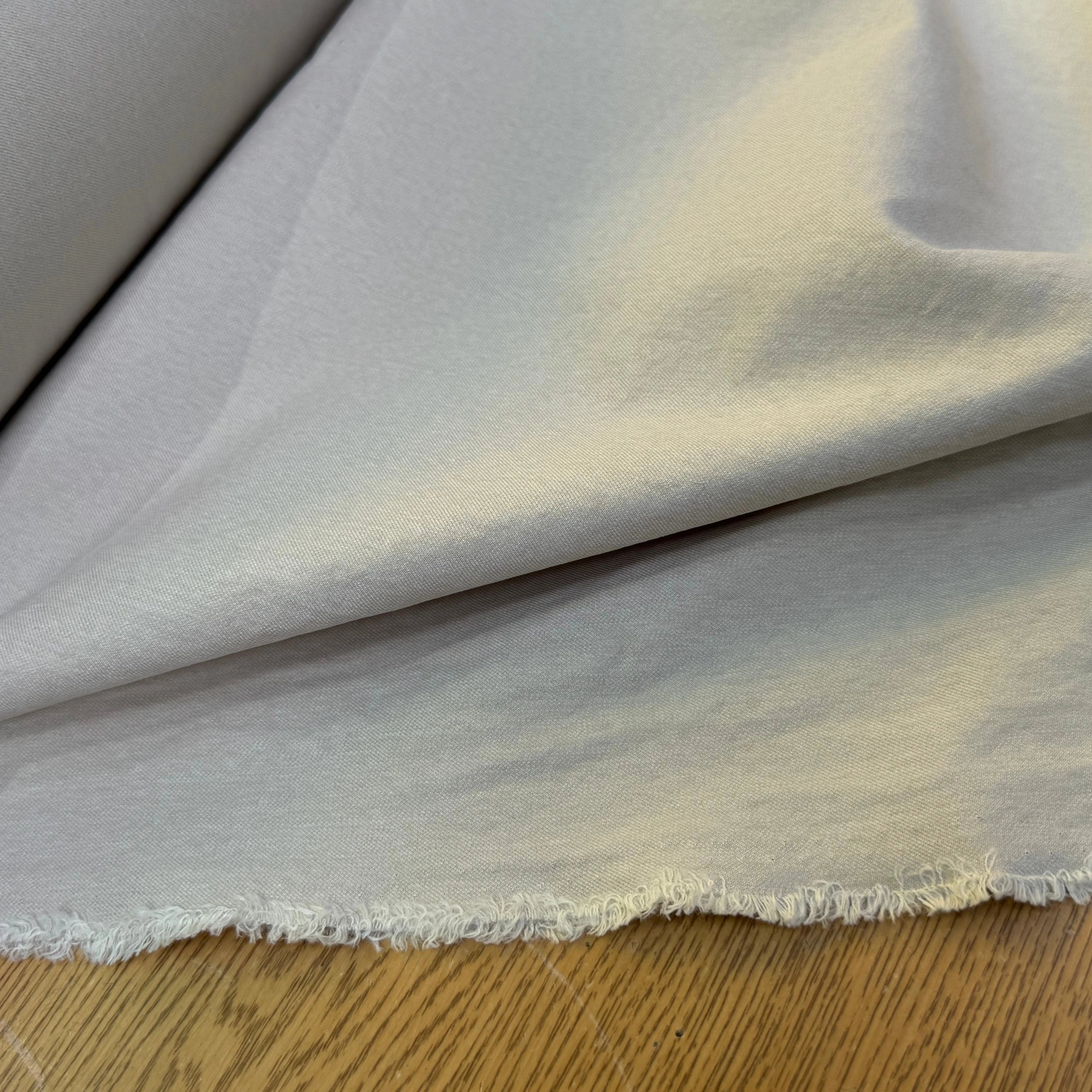 GABARDINE DE COTON QUALITÉ COUTURE BEIGE ÉCRU - My Little Coupon