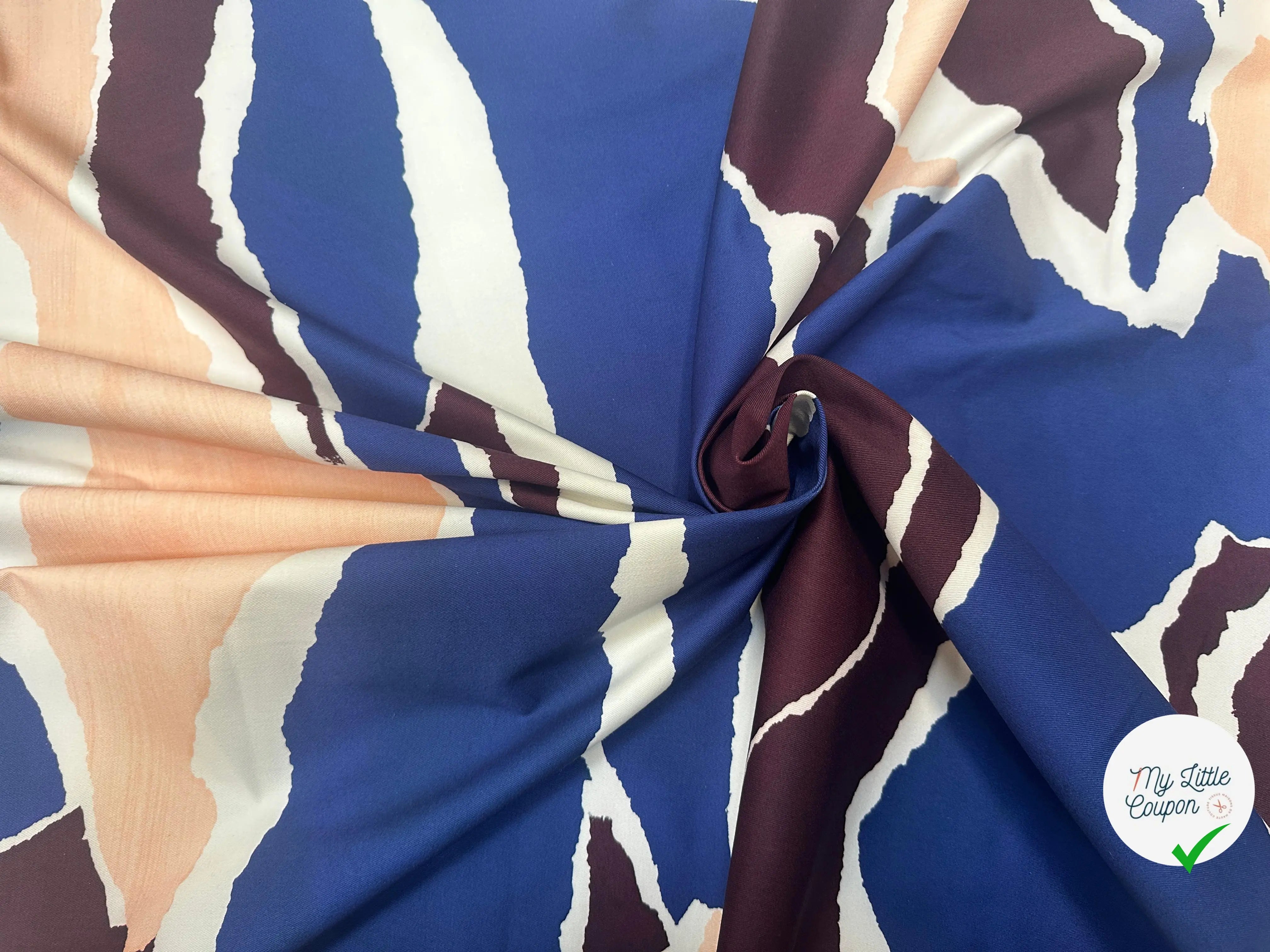 GABARDINE DE COTON STRECTH CAMOUFLAGE CONTEMPORAINÂ - My Little Coupon