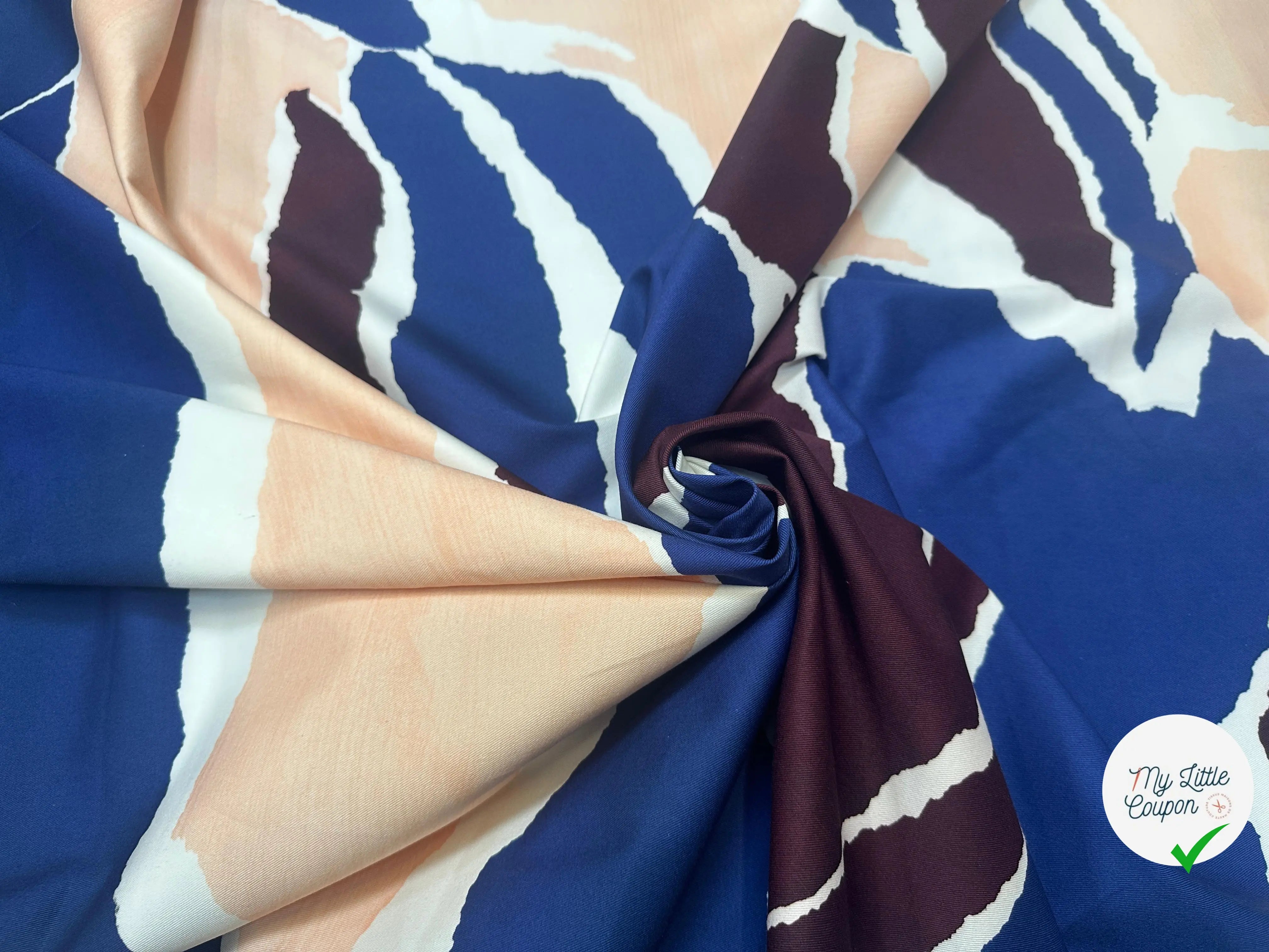 GABARDINE DE COTON STRECTH CAMOUFLAGE CONTEMPORAINÂ - My Little Coupon