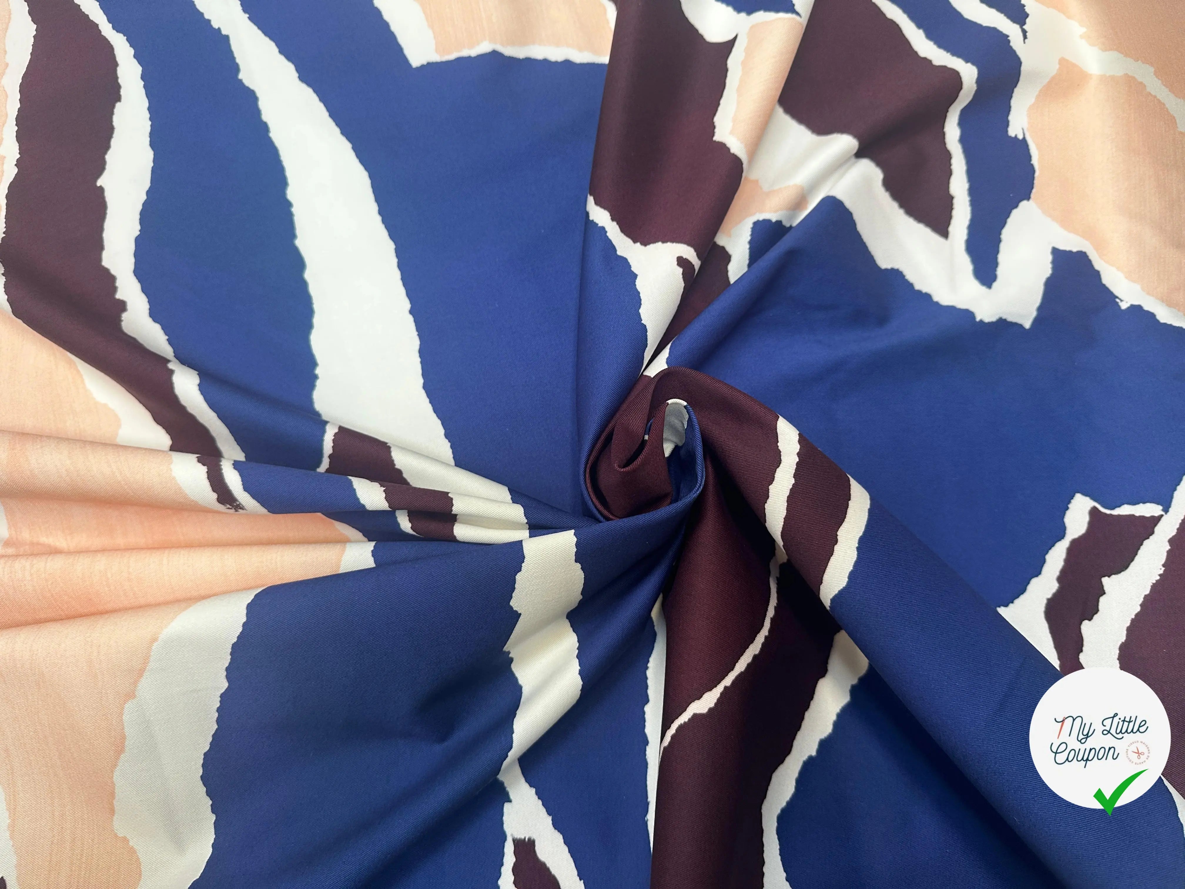 GABARDINE DE COTON STRECTH CAMOUFLAGE CONTEMPORAINÂ - My Little Coupon