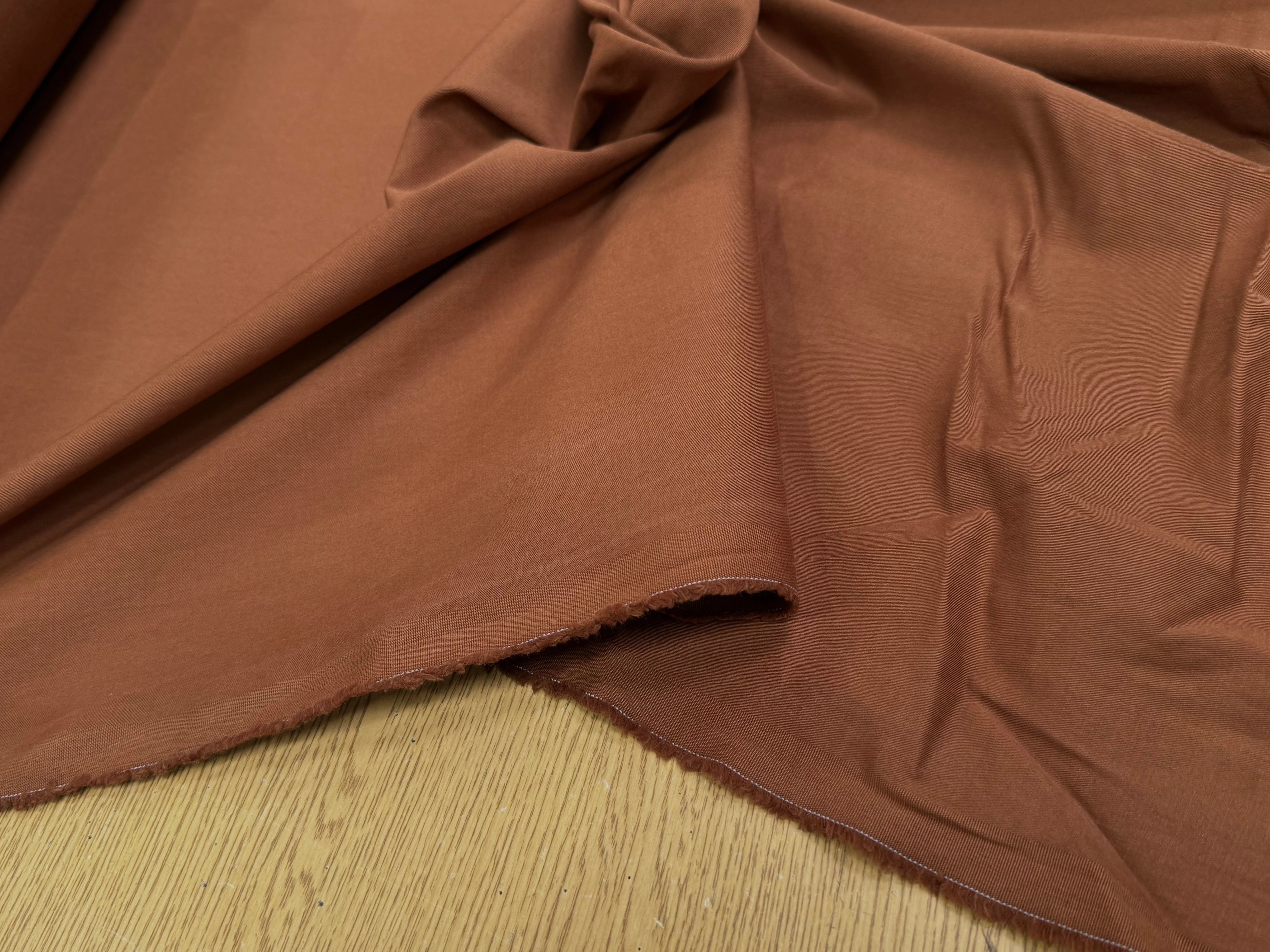 GABARDINE DE COTON STRETCH CARAMEL COUTURE - My Little Coupon