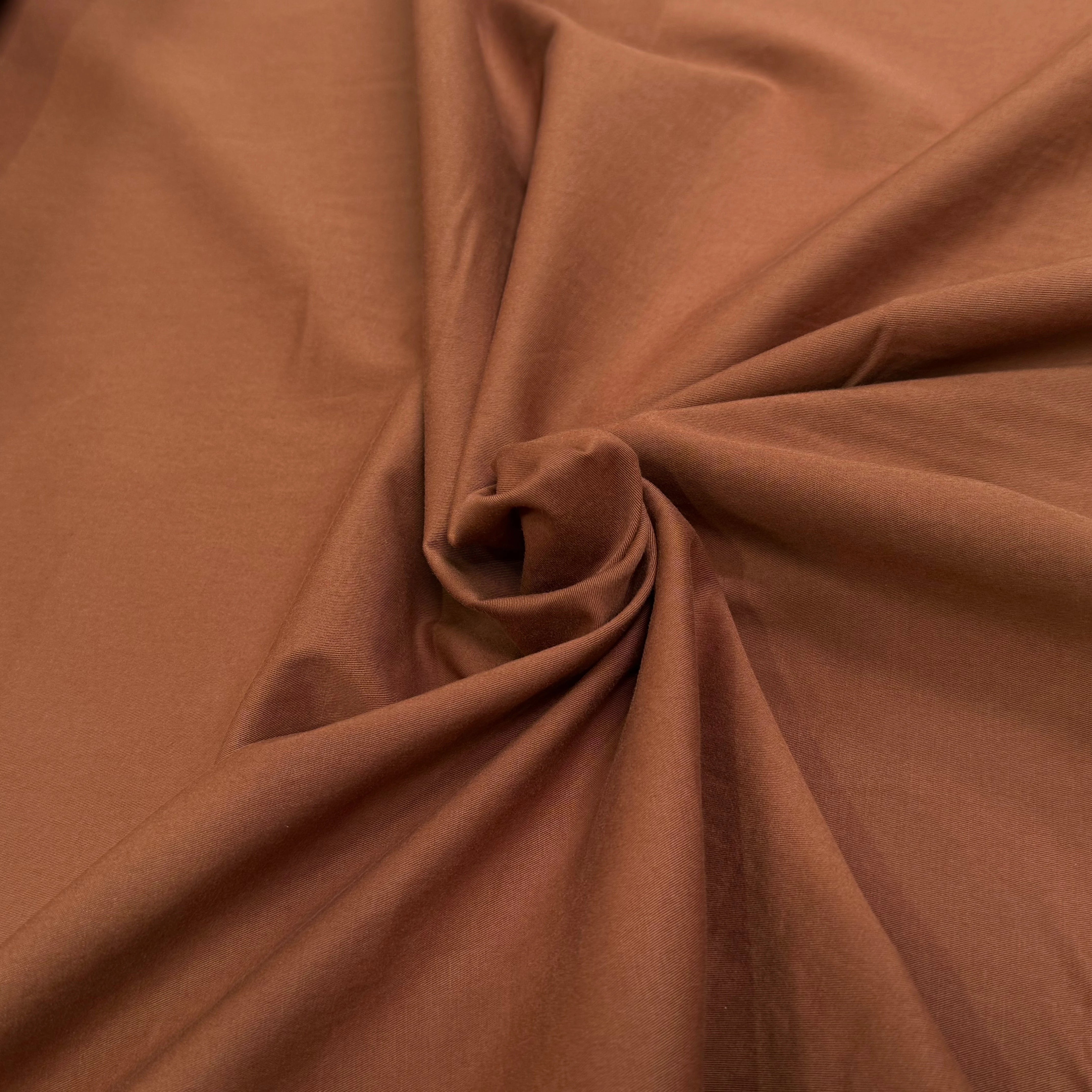 GABARDINE DE COTON STRETCH CARAMEL COUTURE - My Little Coupon