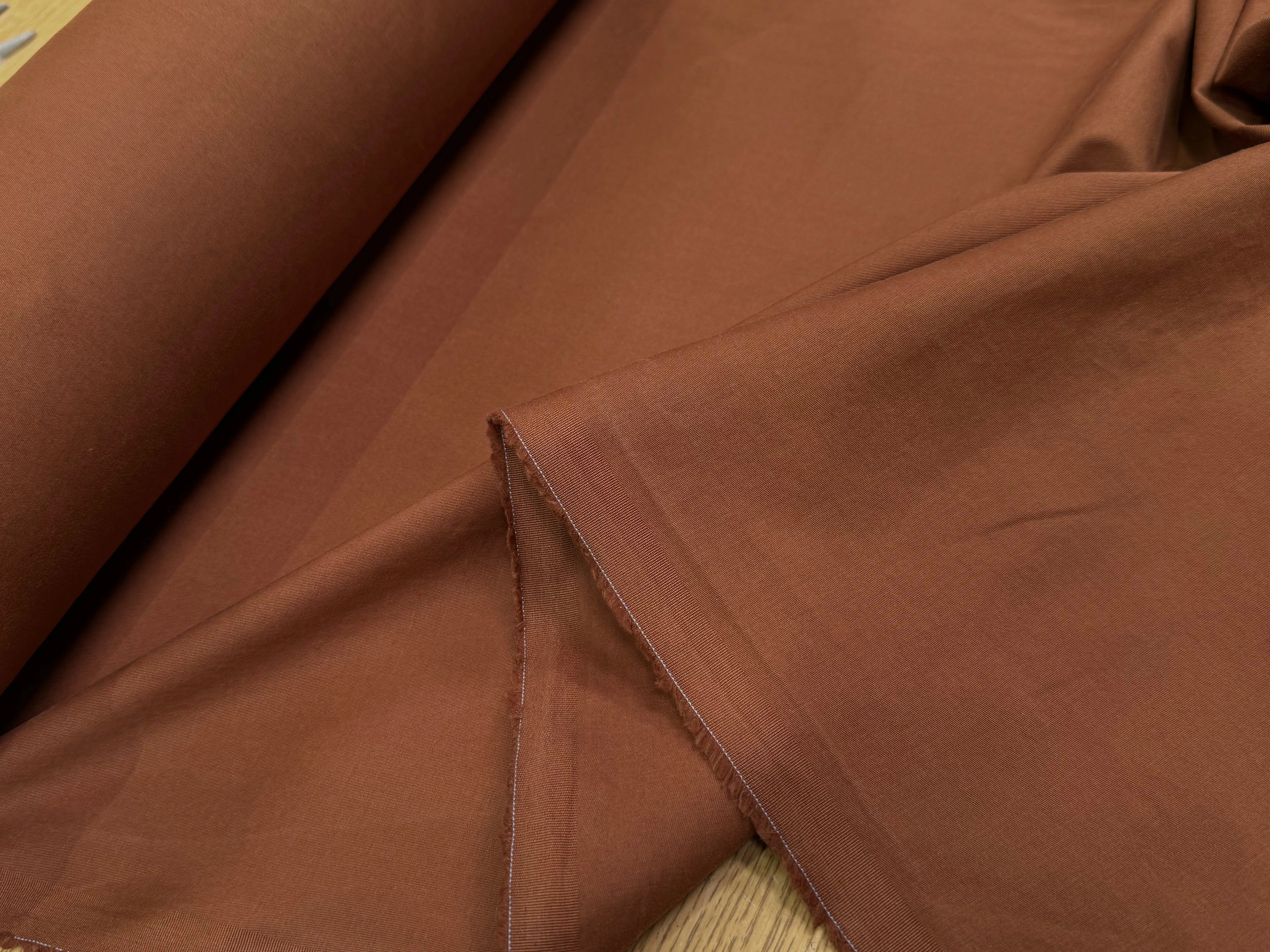 GABARDINE DE COTON STRETCH CARAMEL COUTURE - My Little Coupon