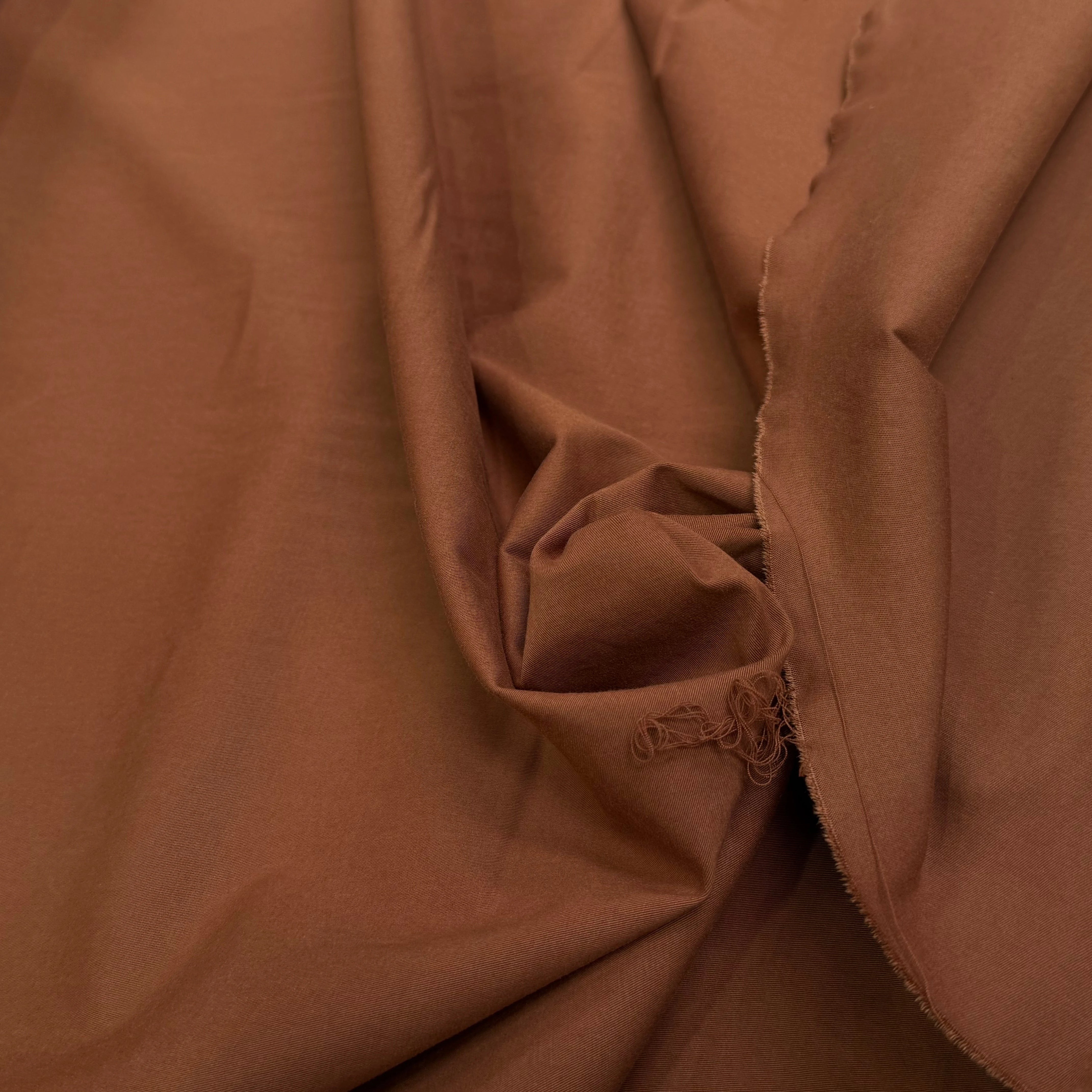 GABARDINE DE COTON STRETCH CARAMEL COUTURE - My Little Coupon
