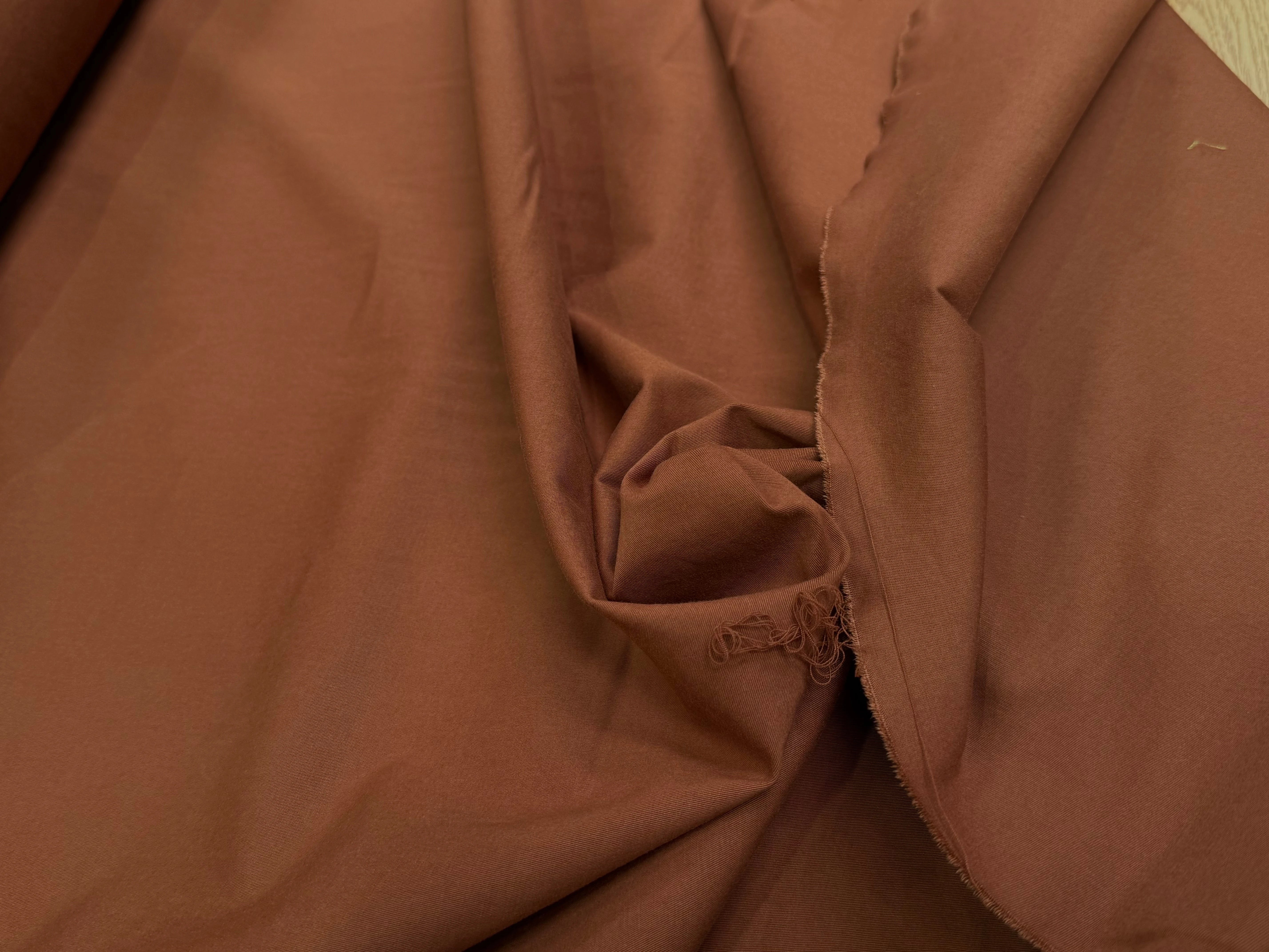 GABARDINE DE COTON STRETCH CARAMEL COUTURE - My Little Coupon