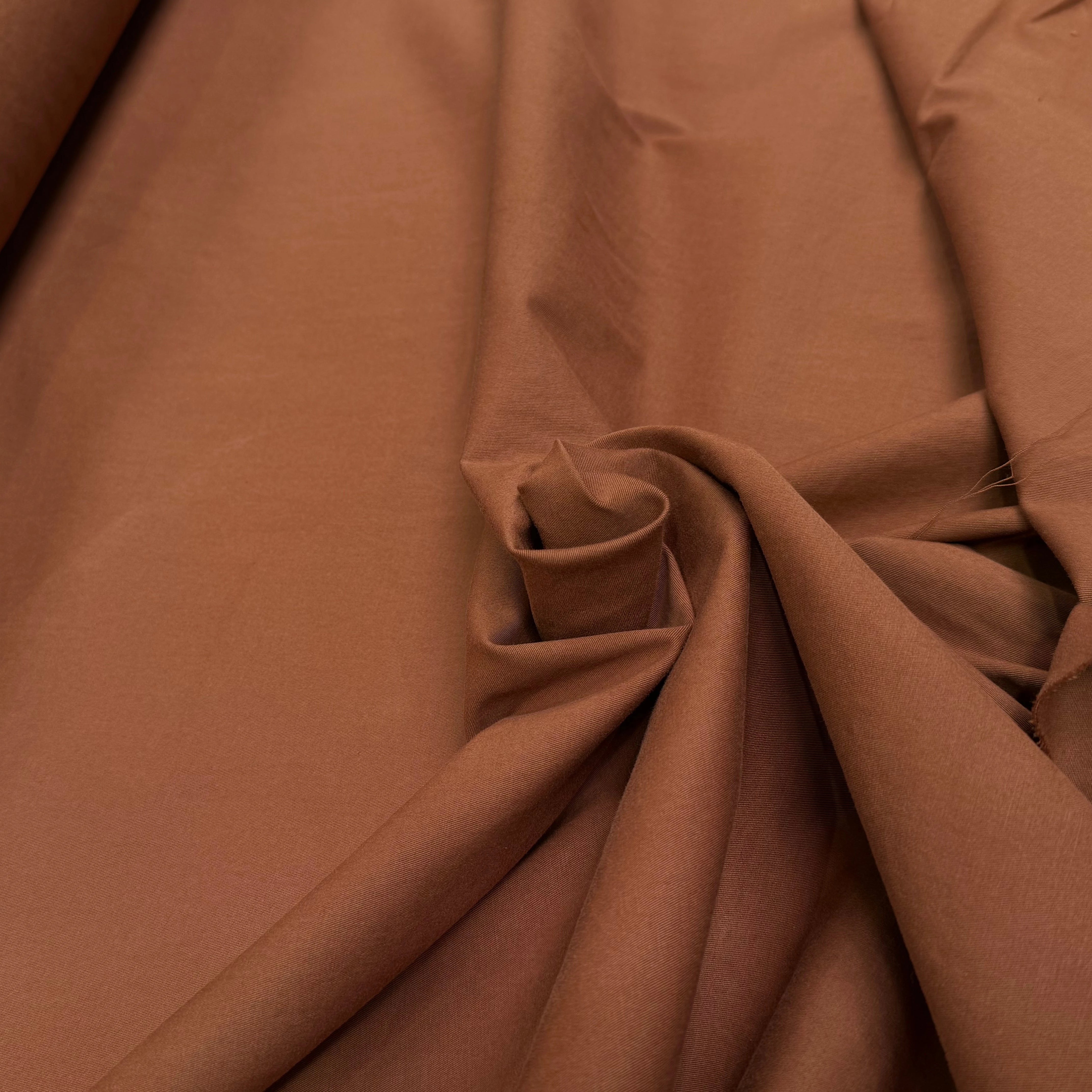 GABARDINE DE COTON STRETCH CARAMEL COUTURE - My Little Coupon