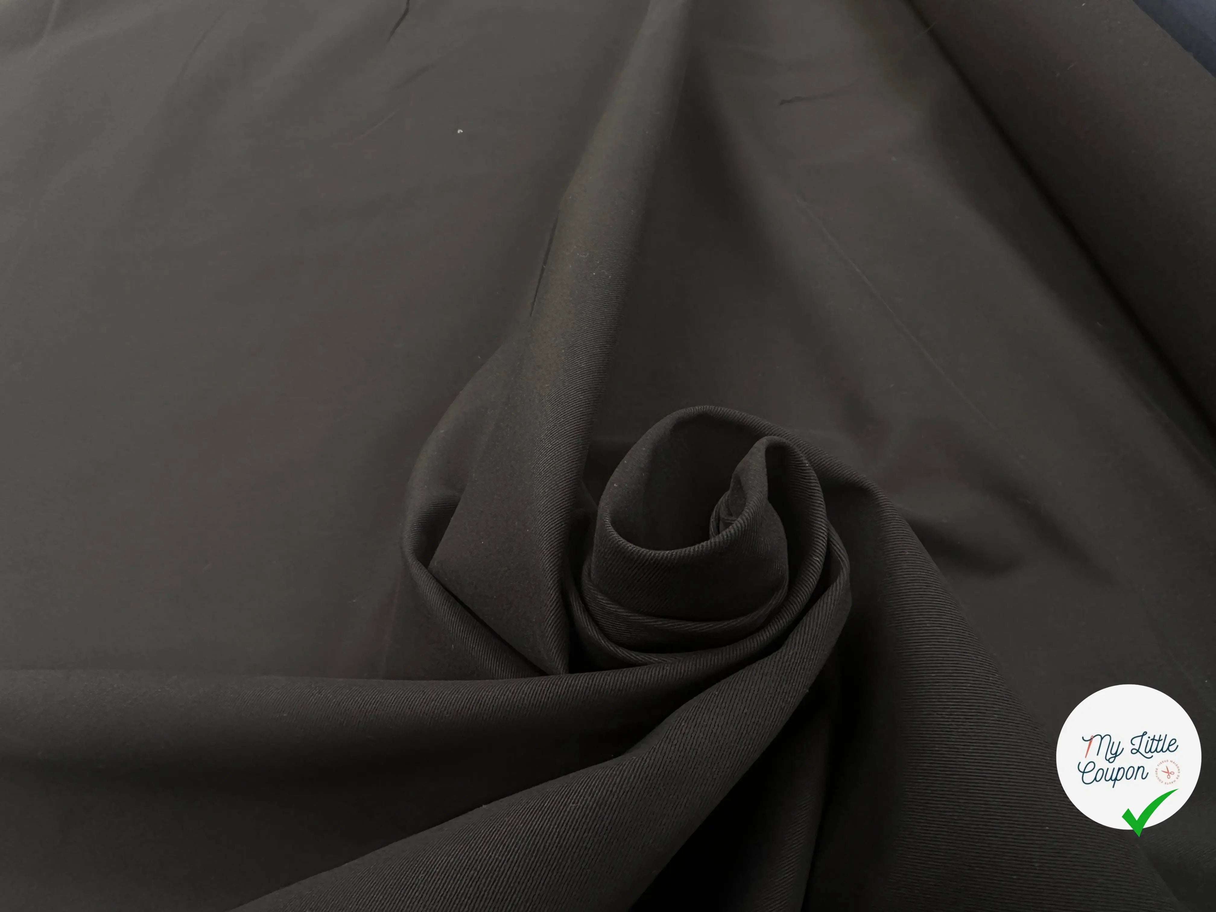 GABARDINE DE COTON STRETCH FINEMENT SERGÉ MLC INTERN