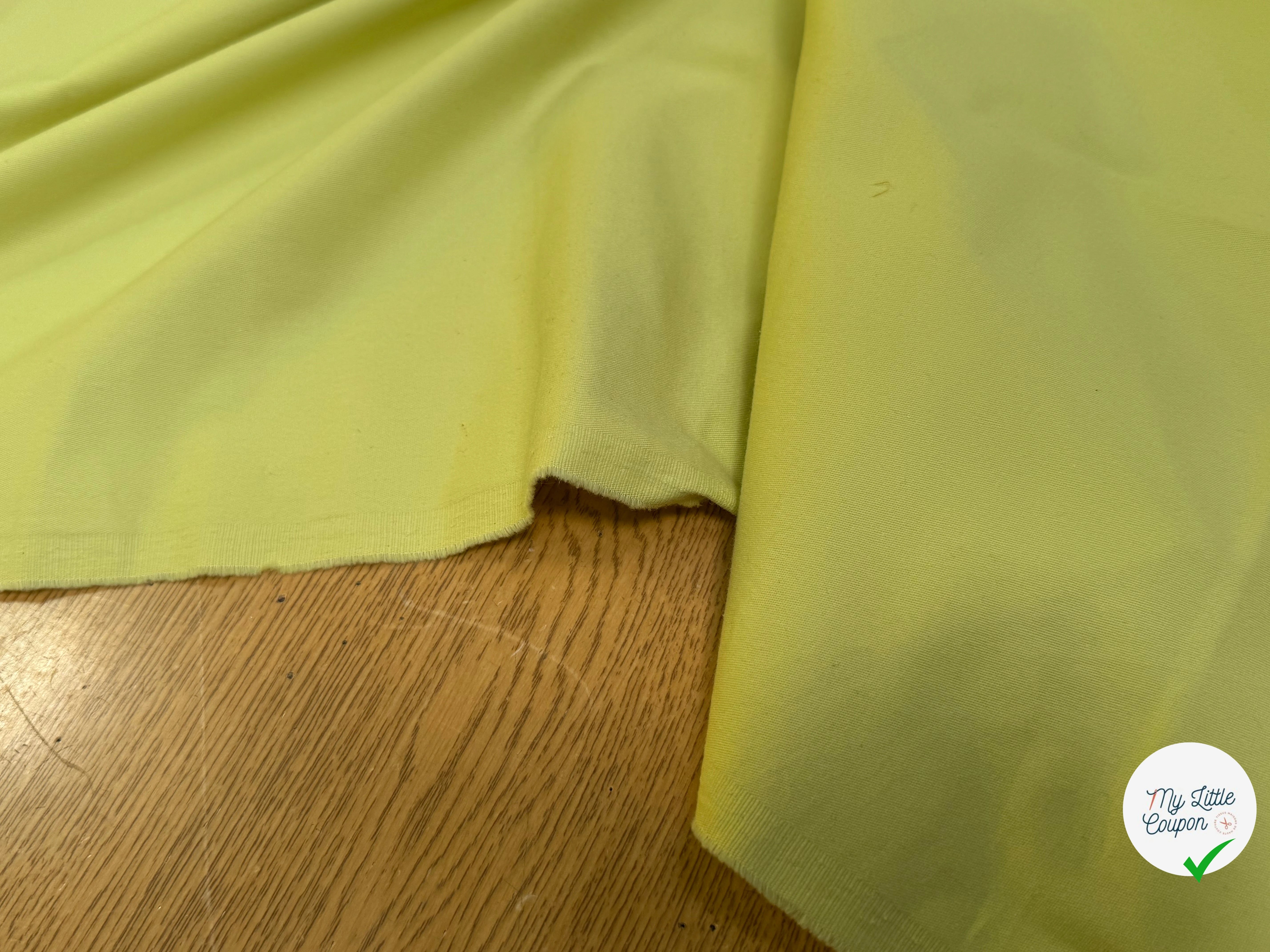 GABARDINE DE COTON SUBLIME BELLE TENUE LIMONADE ULTRA STRETCH - My Little Coupon