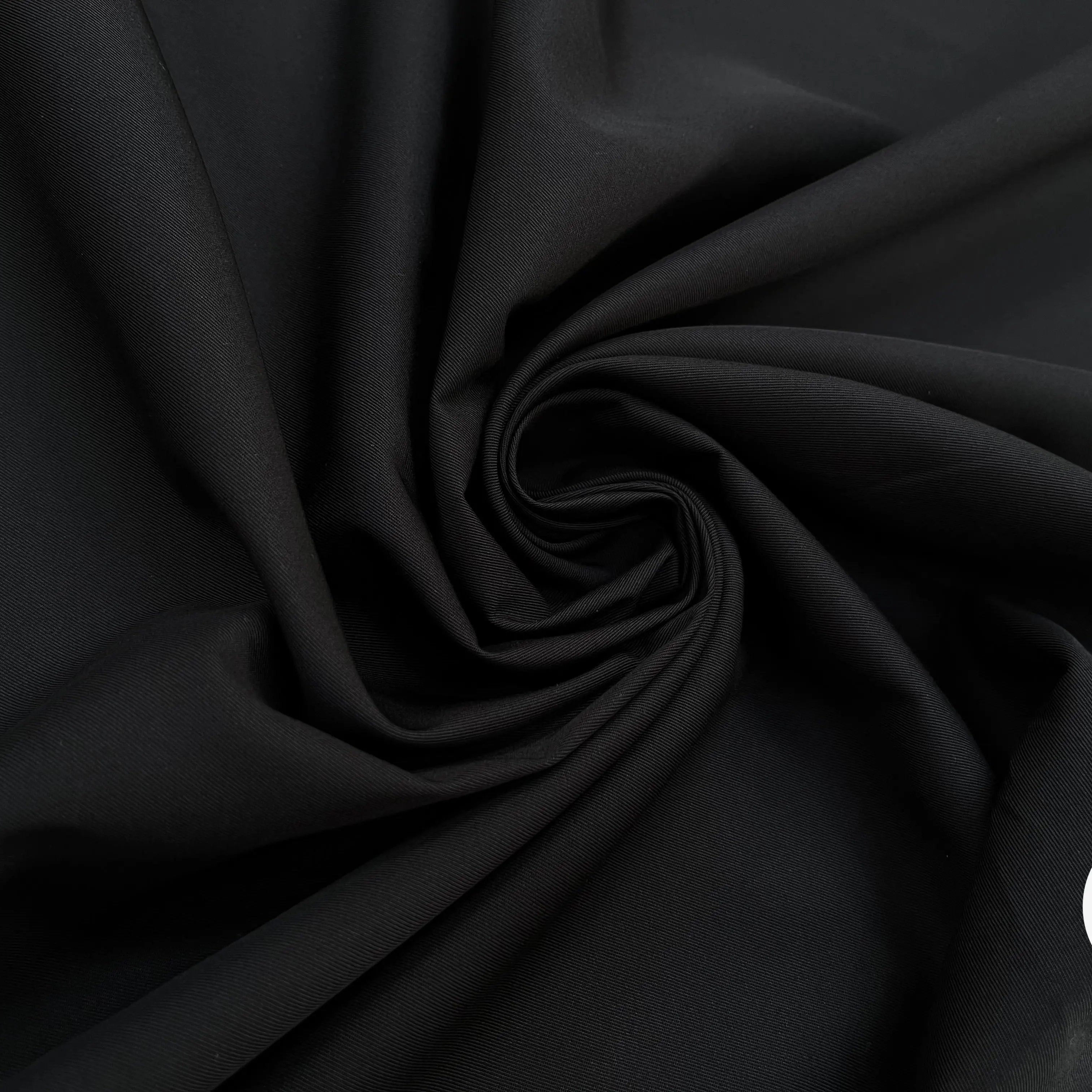 GABARDINE DE COTON SUBLIME NOIR - My Little Coupon