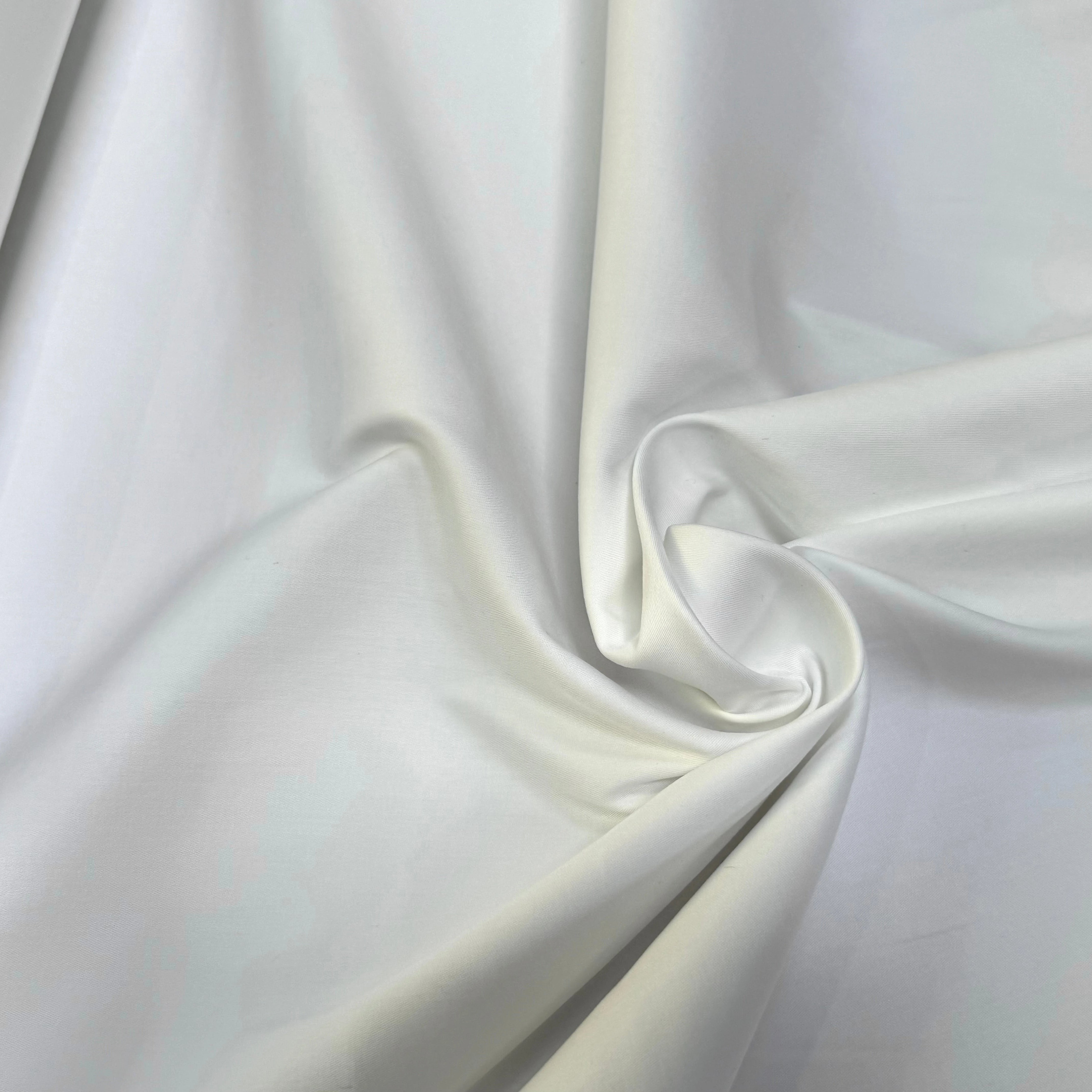 GABARDINE DE COTON TENUE LOURDE STRETCH FINEMENT SERGÉE BLANC TRÈS BEAU - My Little Coupon