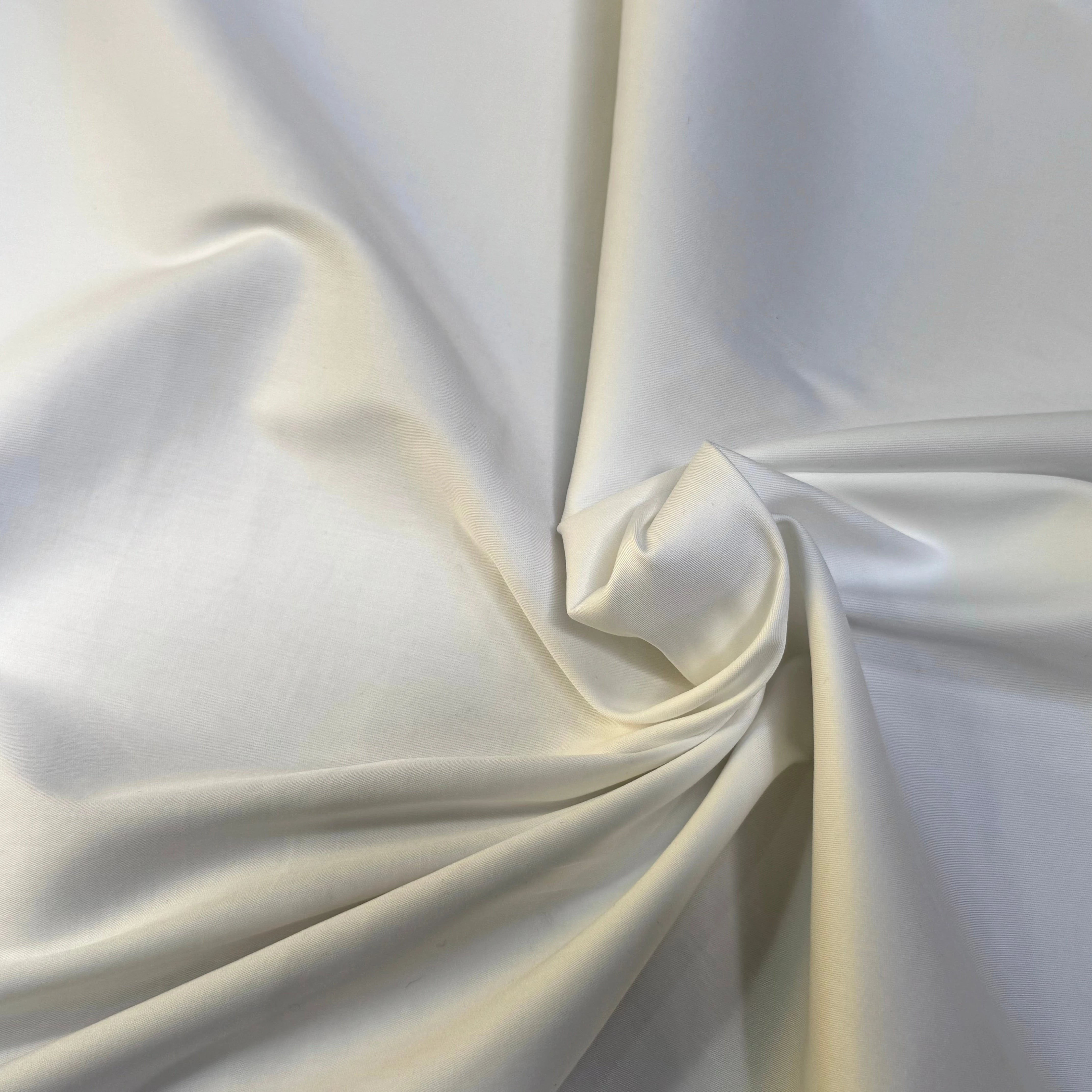 GABARDINE DE COTON TENUE LOURDE STRETCH FINEMENT SERGÉE BLANC TRÈS BEAU - My Little Coupon