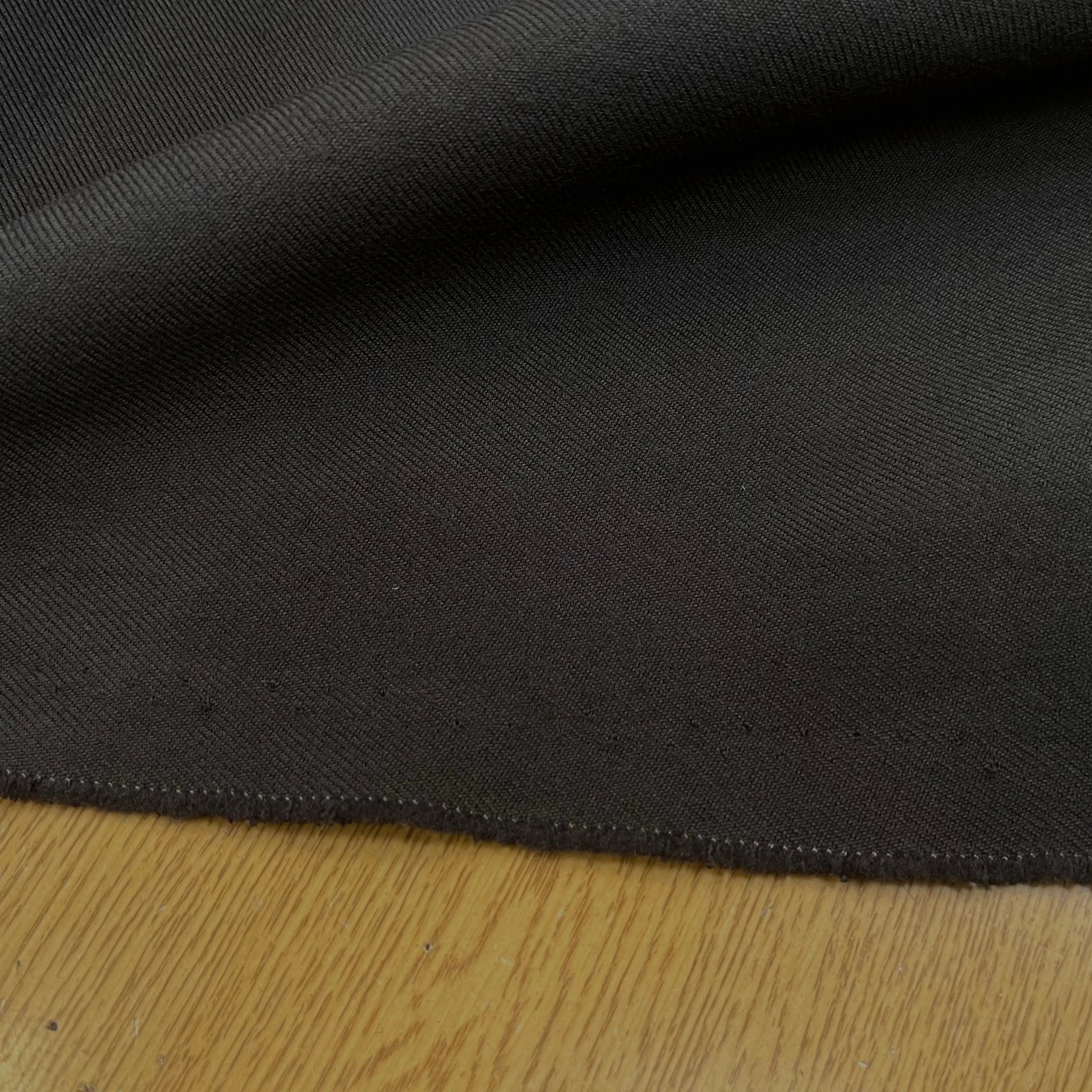 GABARDINE DE LAINE 50% LAINE CHARBON - My Little Coupon