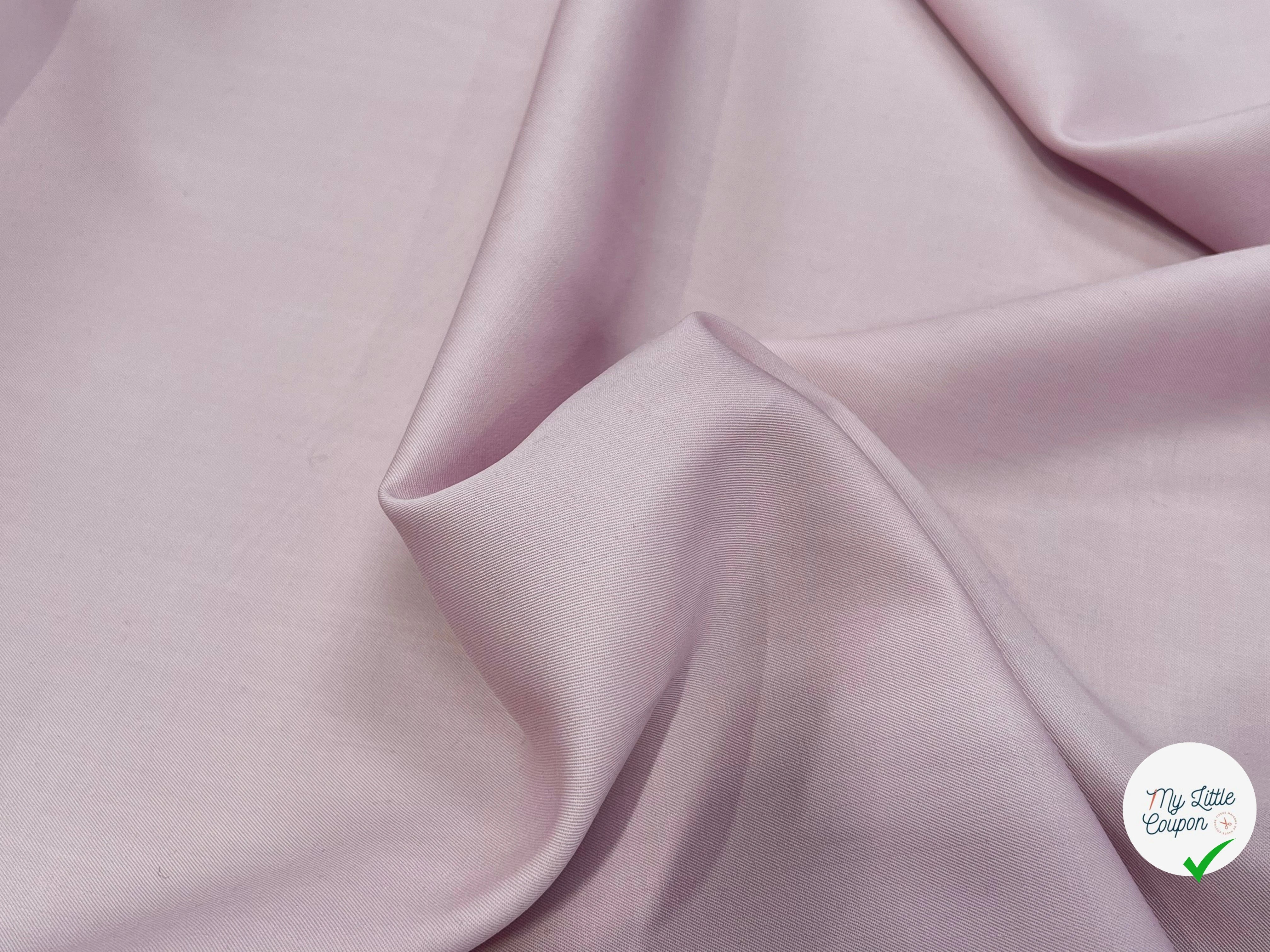 GABARDINE DE LAINE BELLE TENUE LIGHT PINK 100% LAINE 155CM - My Little Coupon
