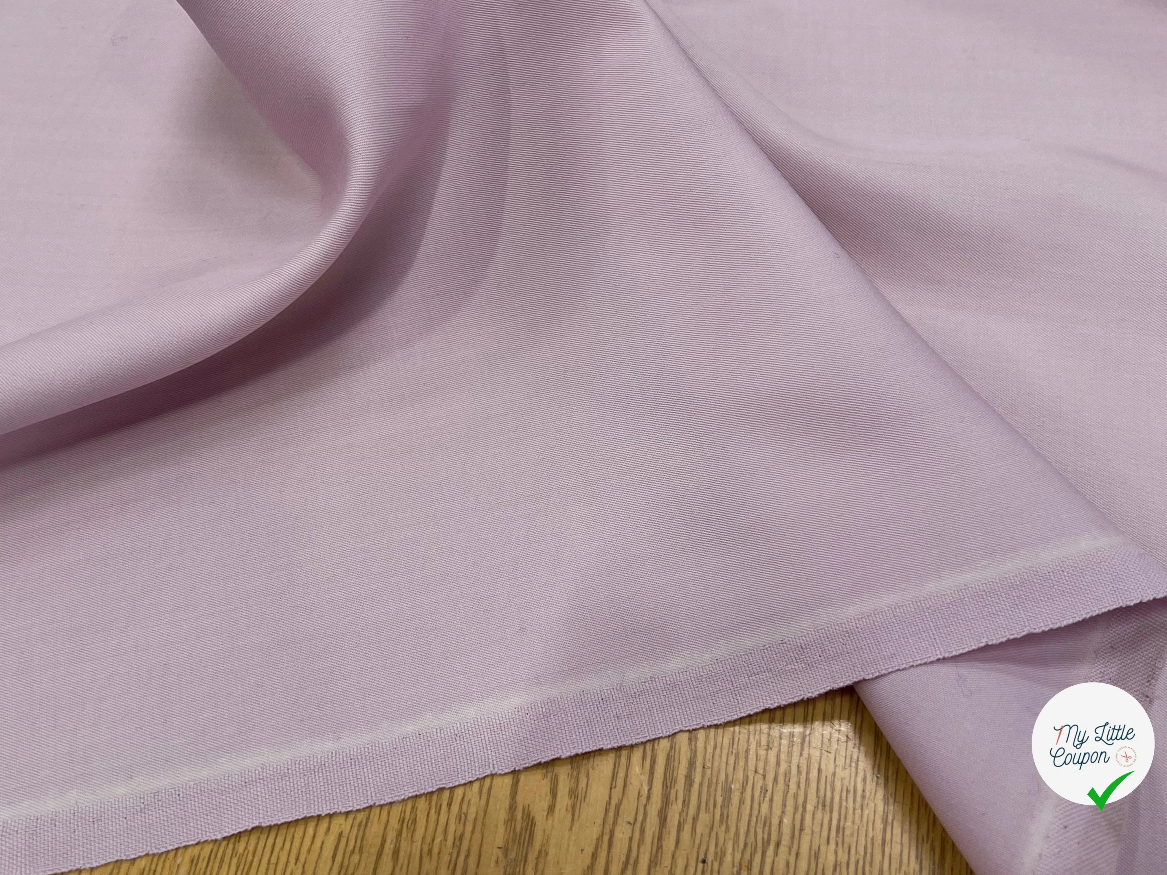 GABARDINE DE LAINE BELLE TENUE LIGHT PINK 100% LAINE 155CM - My Little Coupon