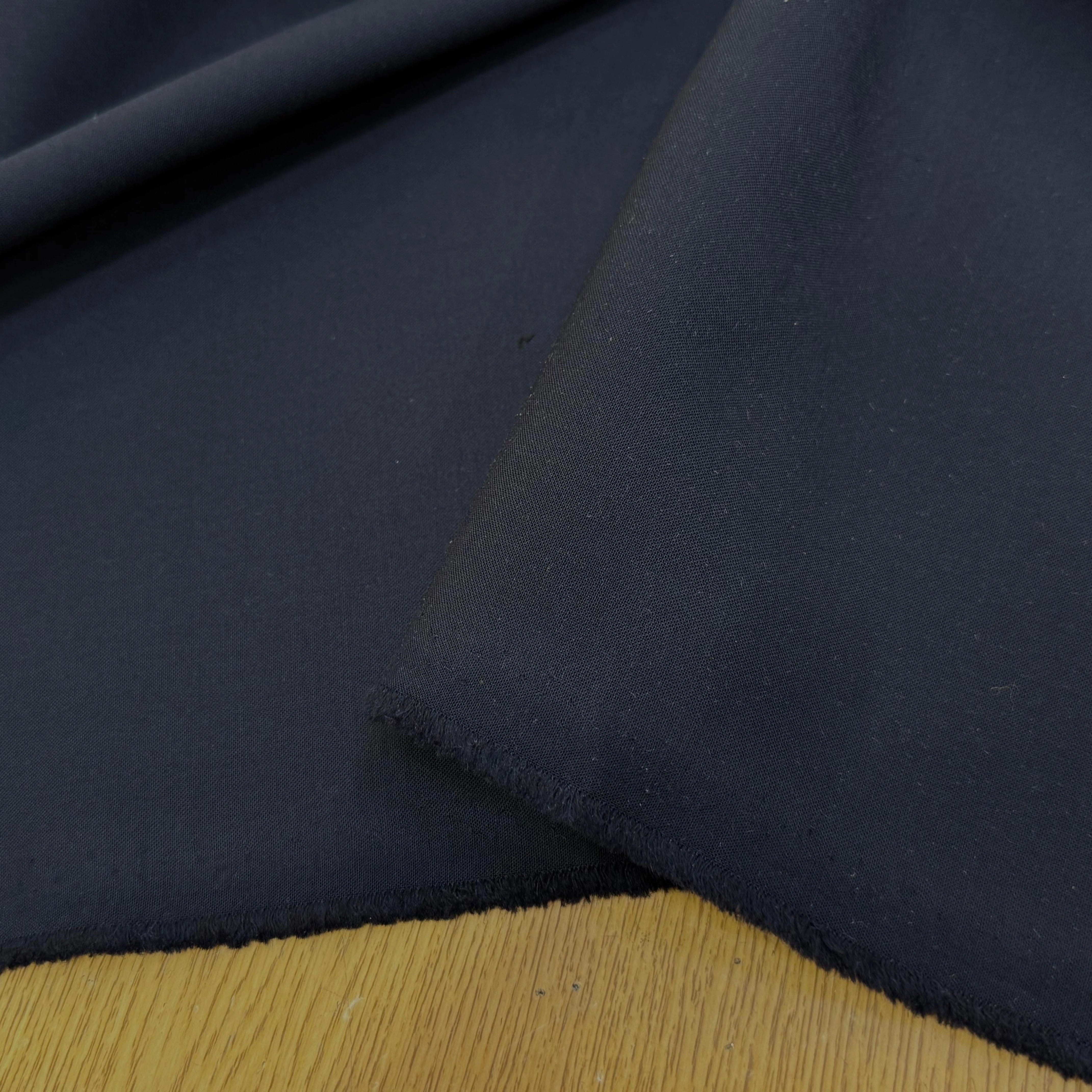 GABARDINE DE LAINE BELLE TENUE ULTRA BEAU BLEU NUIT - My Little Coupon