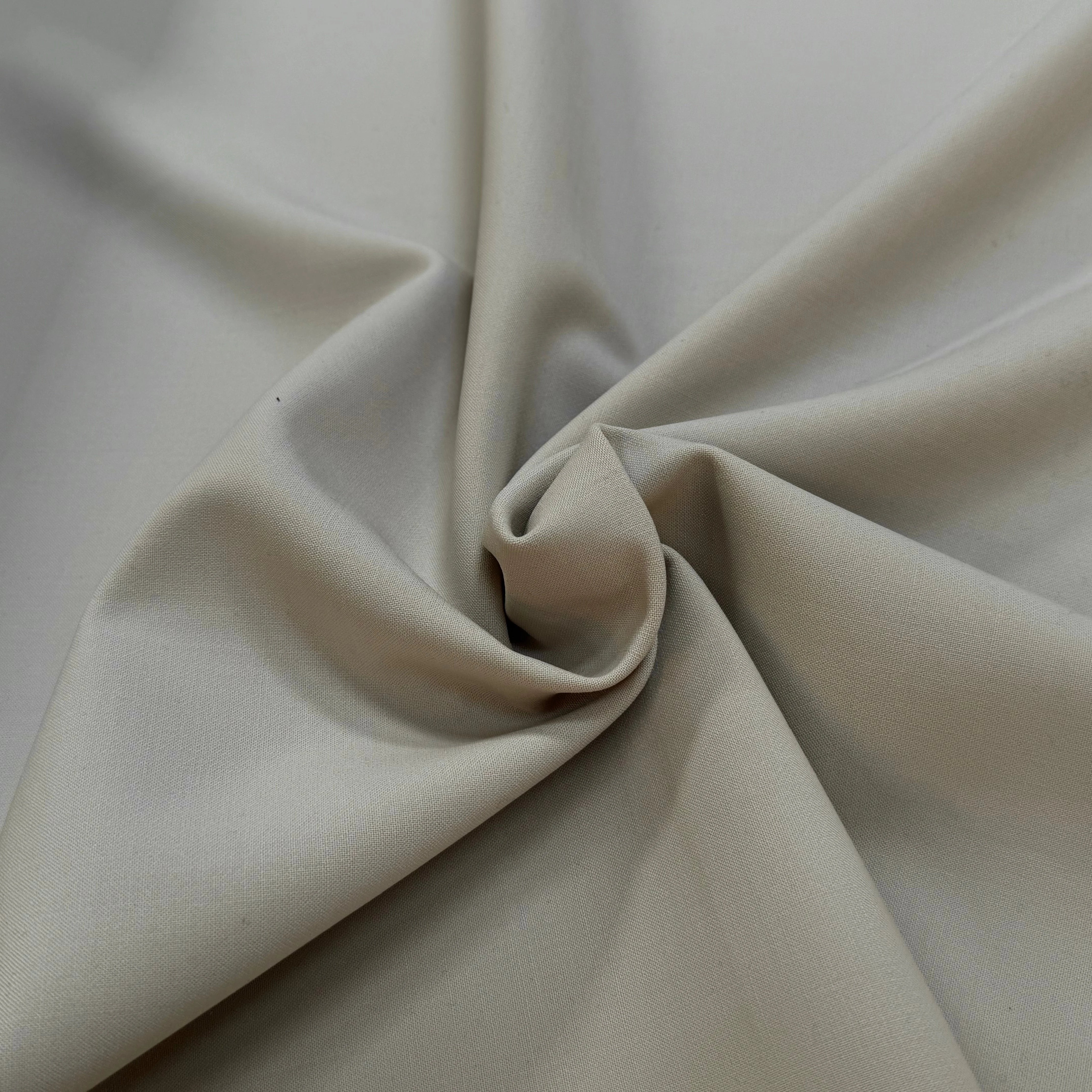 GABARDINE DE LAINE LOURDE ULTRA BELLE STRETCH TAUPE - My Little Coupon