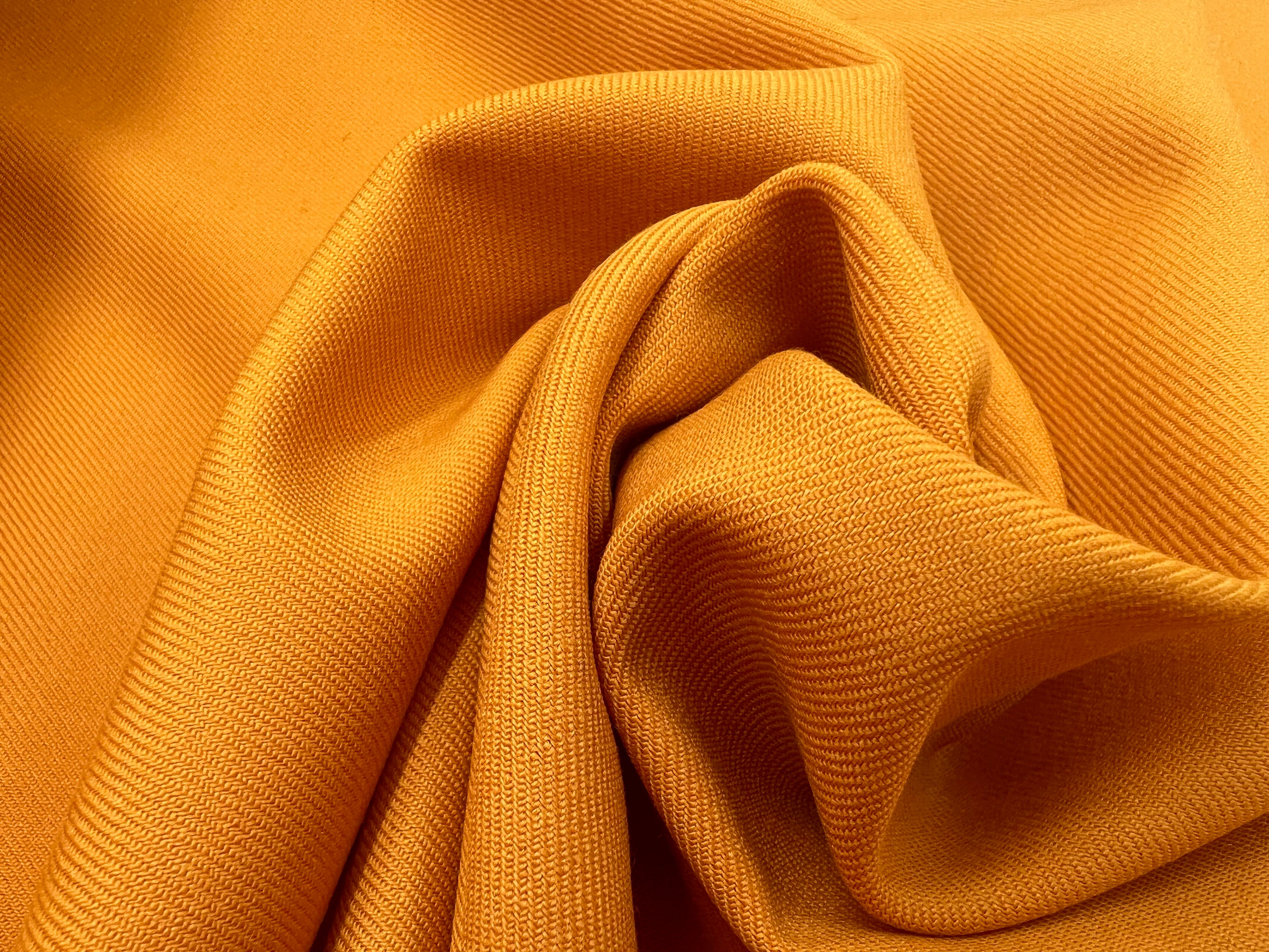 GABARDINE DE LAINE MOUTARDE MIEL MSO