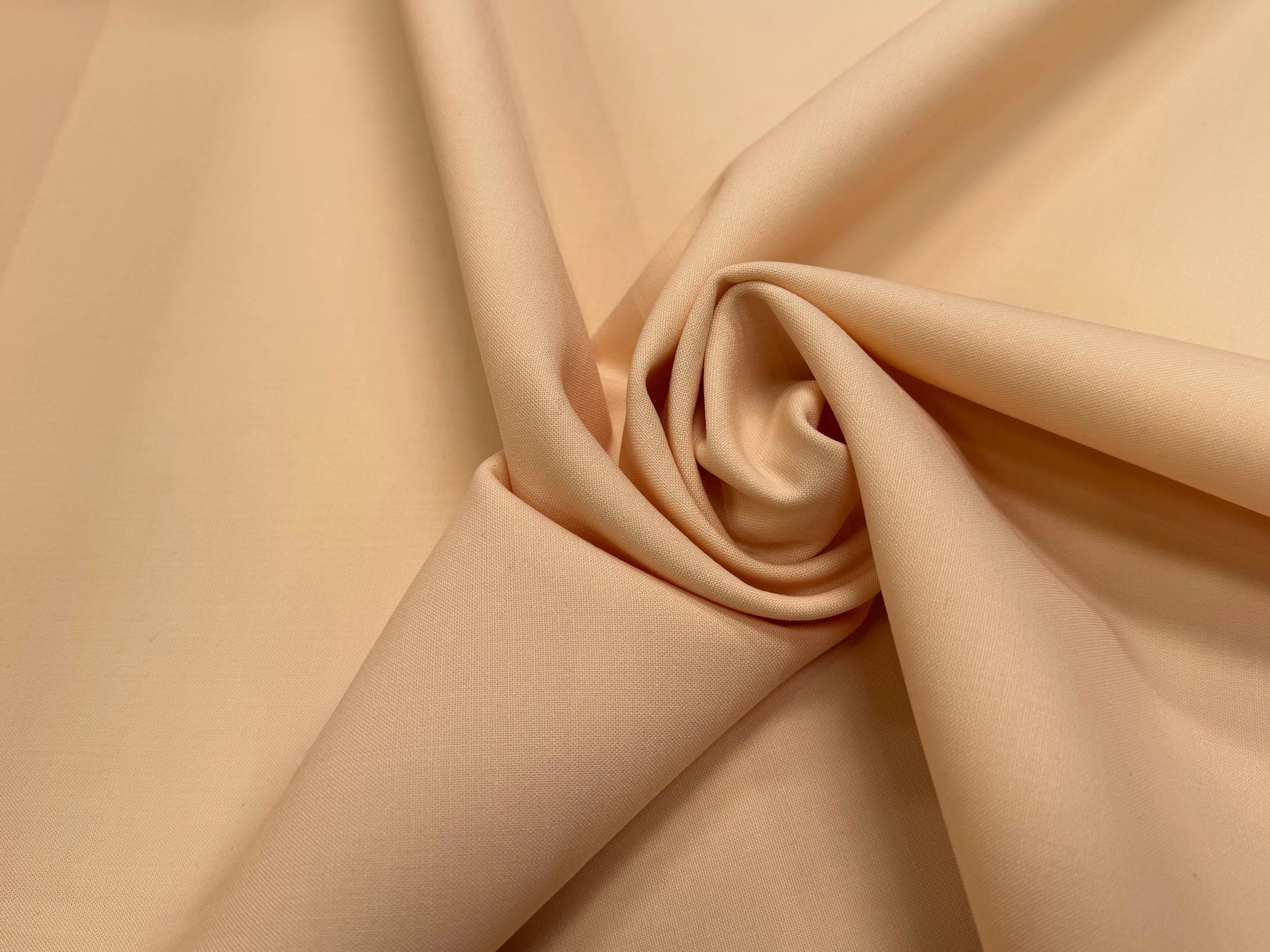 GABARDINE DE LAINE PECHE PASTEL - My Little Coupon
