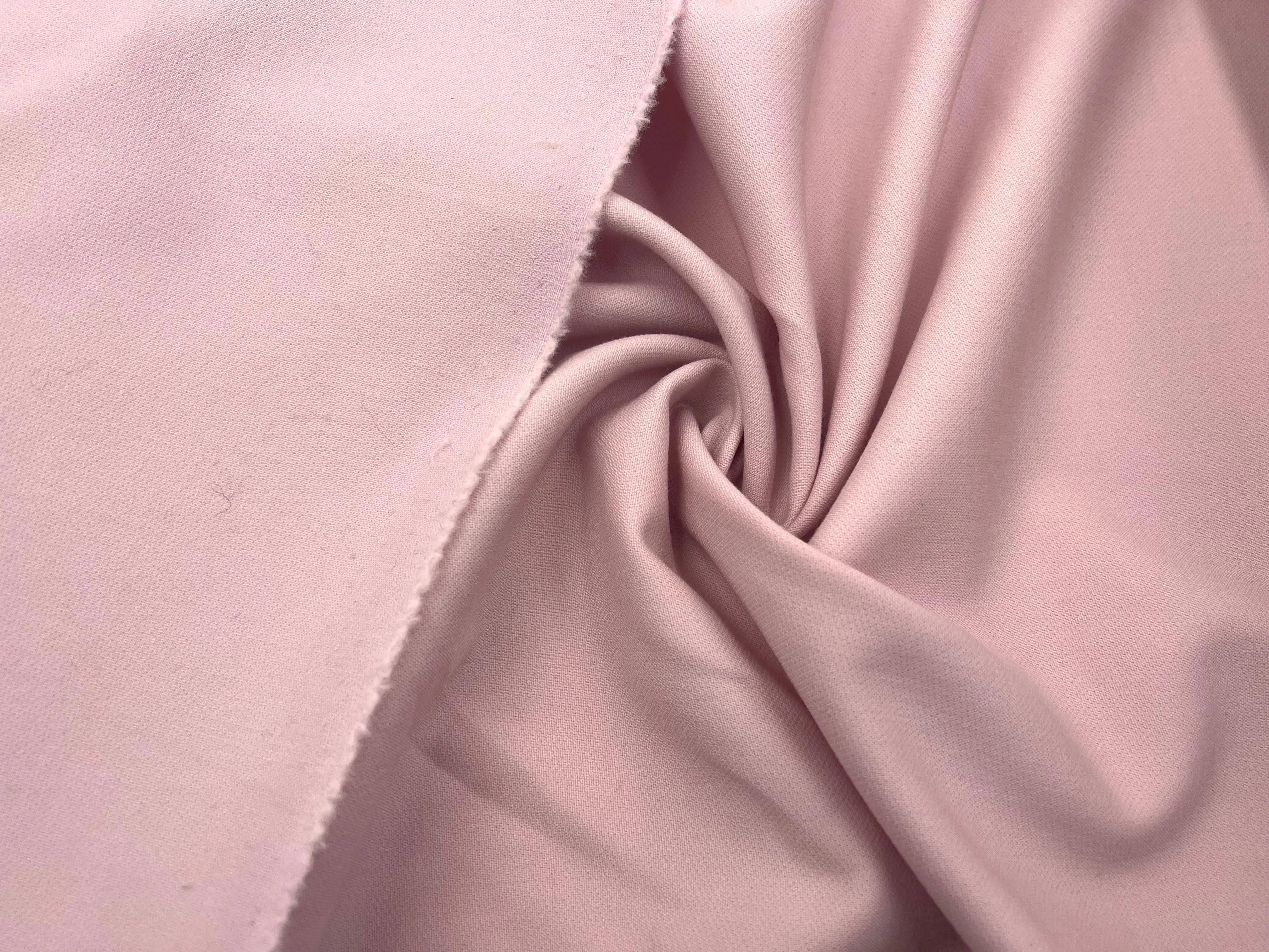 TOILE DE LAINE PIQUĂE VIEUX ROSE CLAIR STRETCH - My Little Coupon - tissu - coudre
