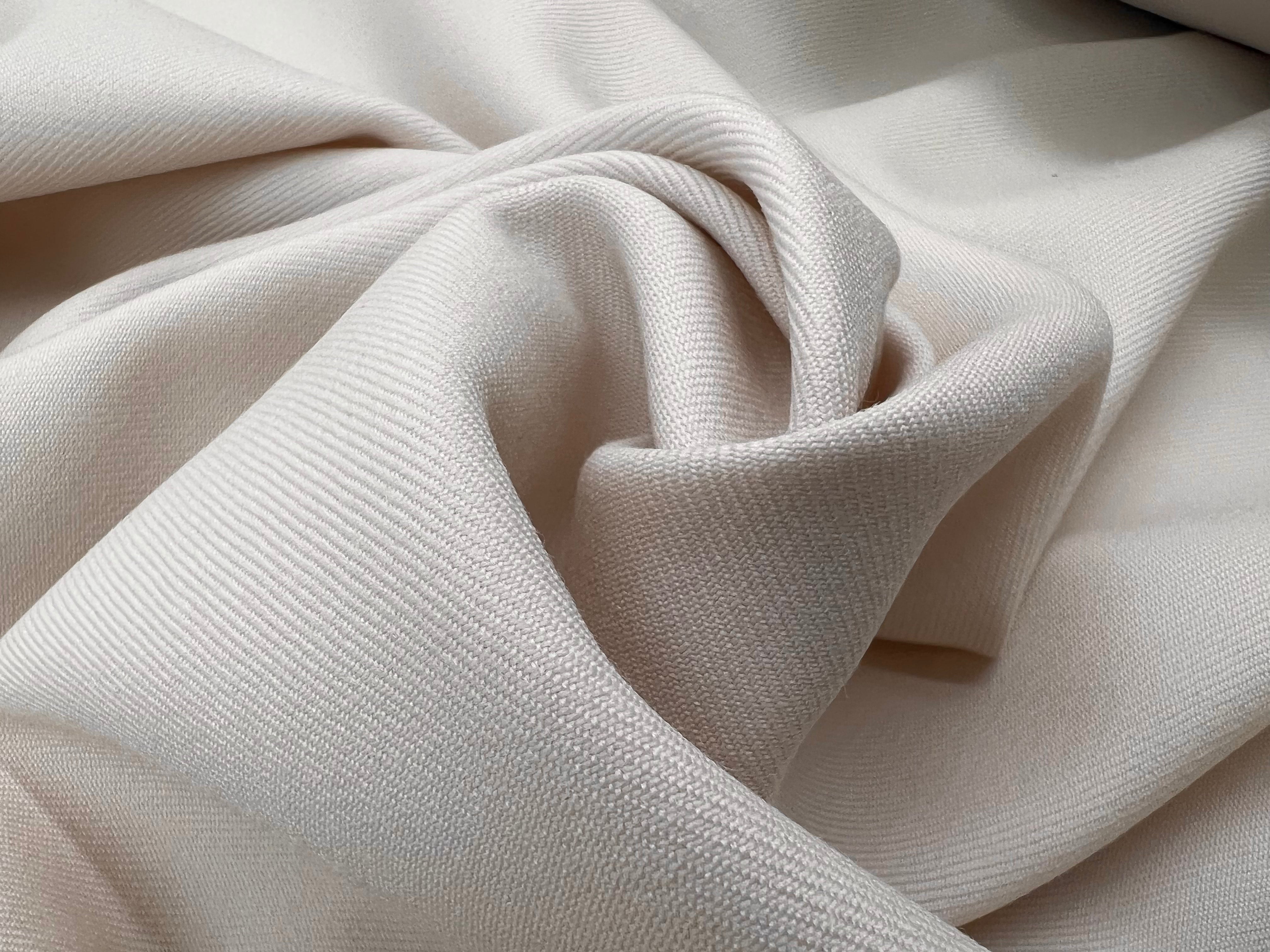 GABARDINE DE LAINE STRETCH BEIGE TRÈS CLAIR MSO