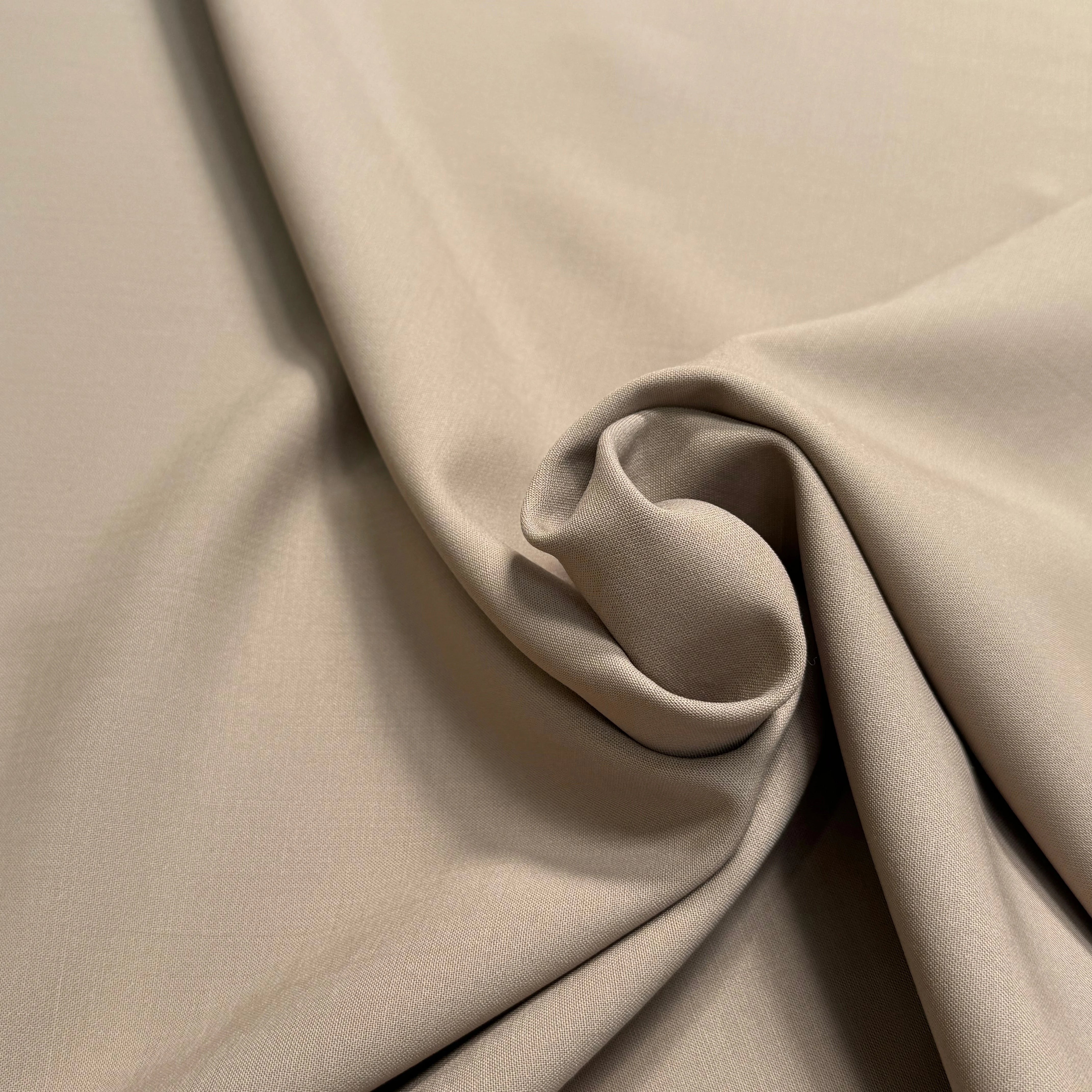 GABARDINE DE LAINE STRETCH TRÈS BELLE TENUE BEIGE TAUPE - My Little Coupon