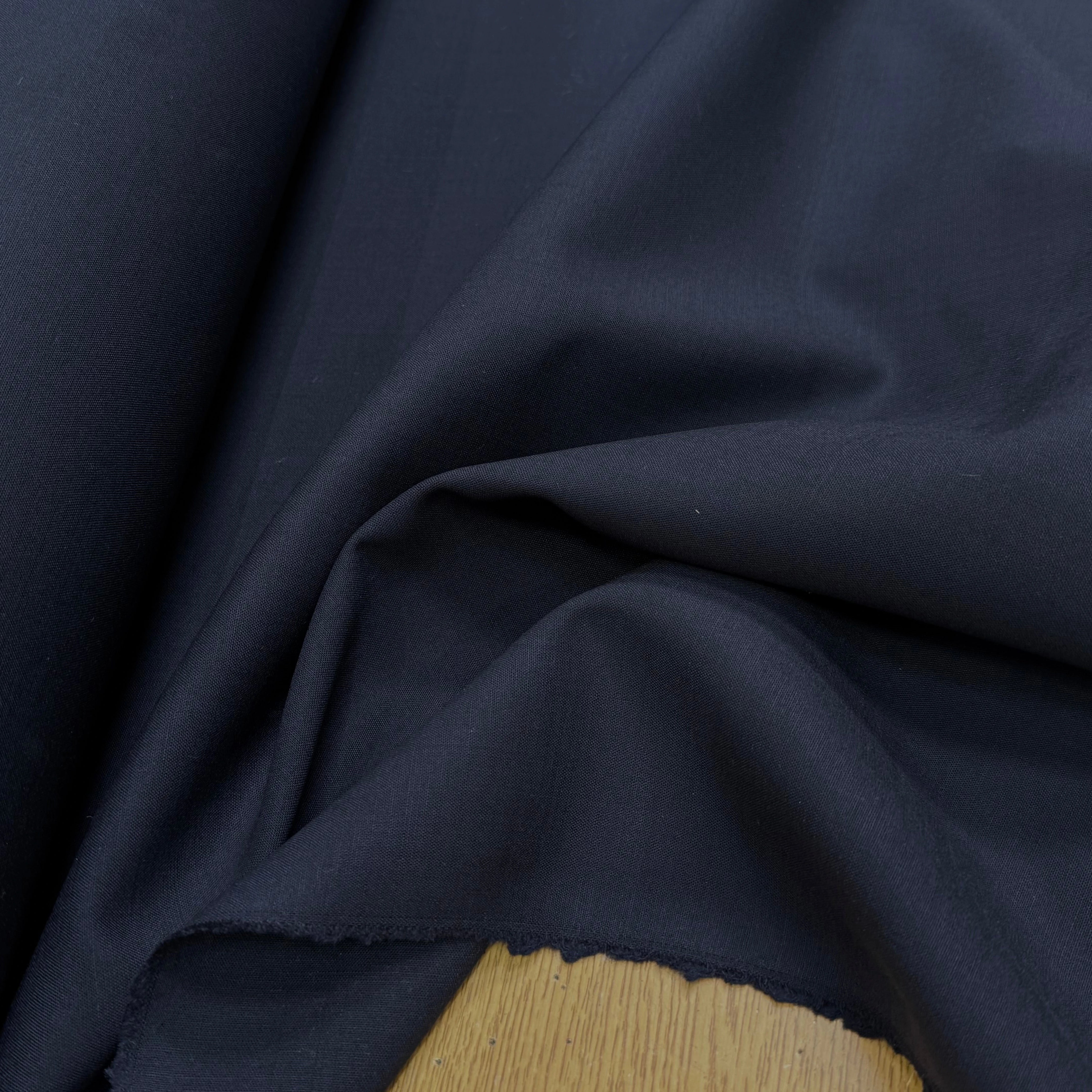 GABARDINE DE LAINE STRETCH TRÈS BELLE TENUE BLEU MARINE - My Little Coupon