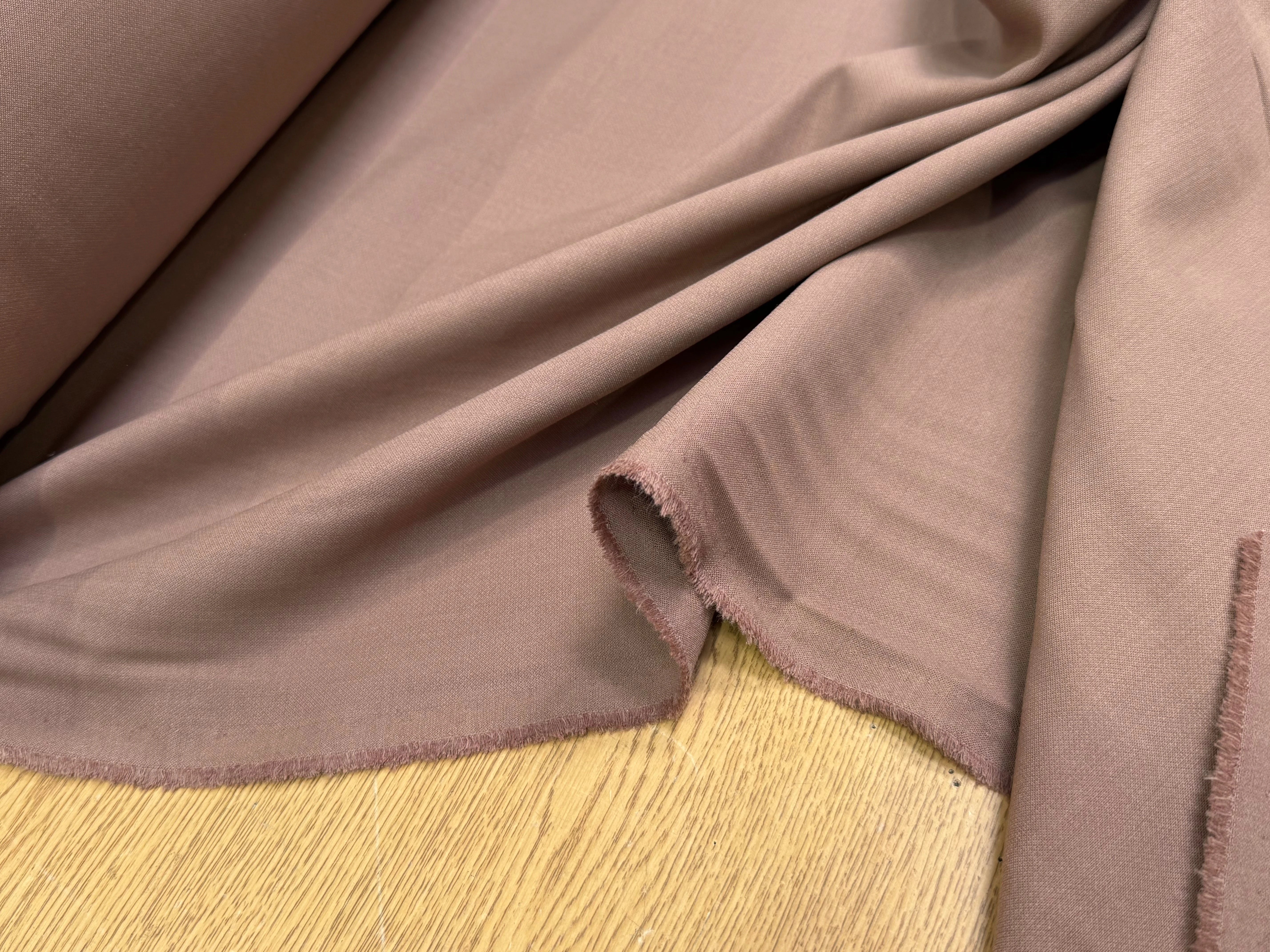 GABARDINE DE LAINE STRETCH TRÈS BELLE TENUE CAPUCCINO - My Little Coupon