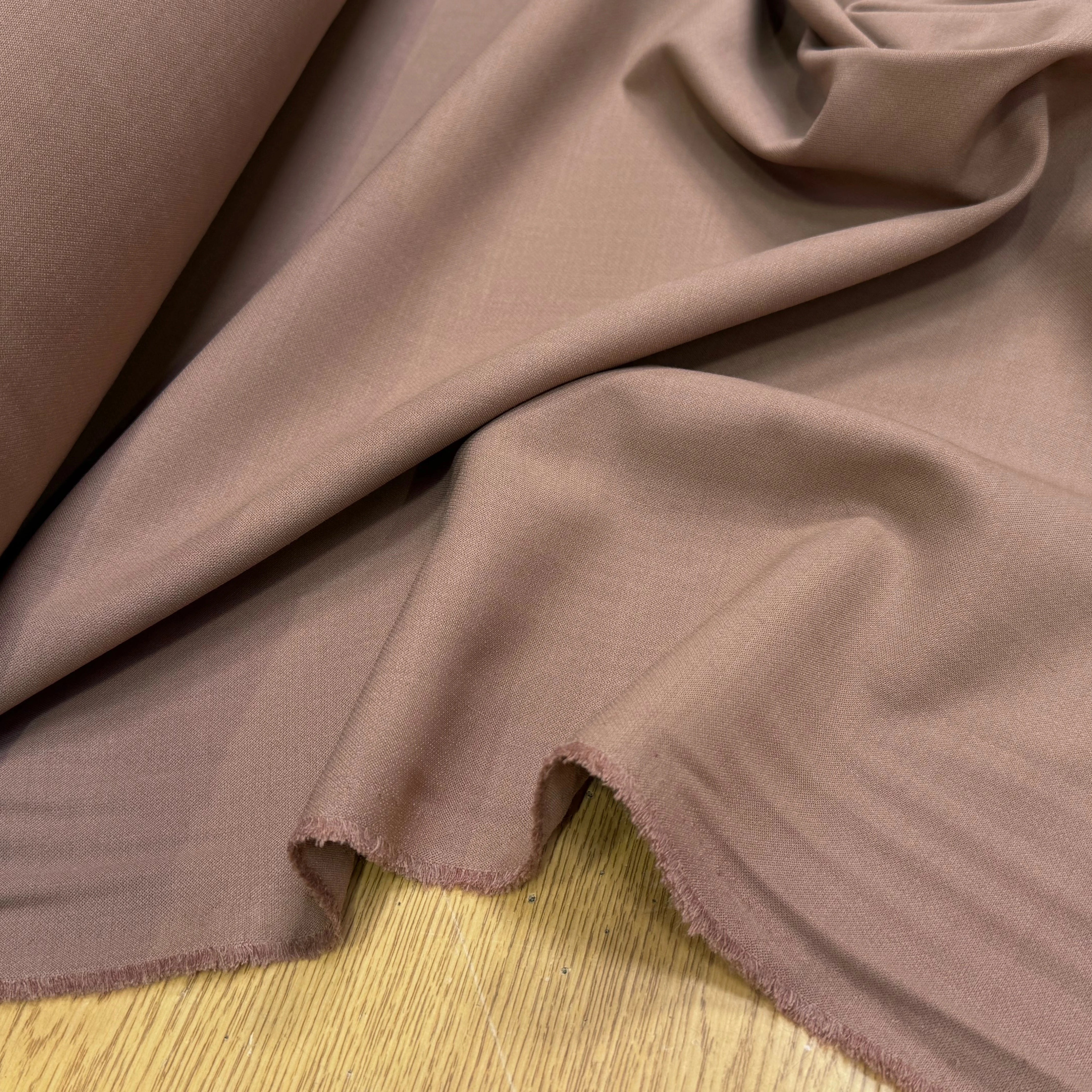 GABARDINE DE LAINE STRETCH TRÈS BELLE TENUE CAPUCCINO - My Little Coupon