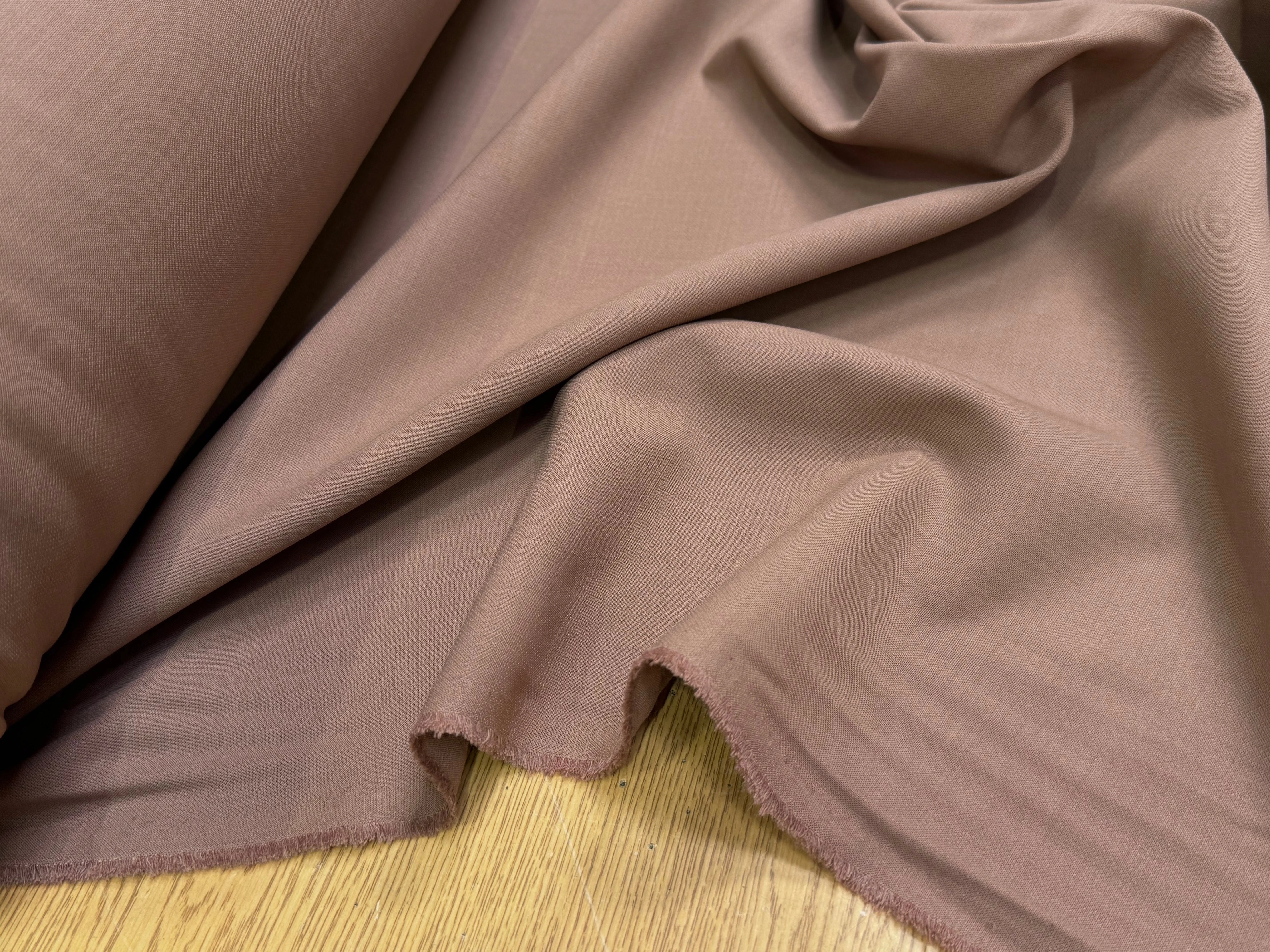 GABARDINE DE LAINE STRETCH TRÈS BELLE TENUE CAPUCCINO - My Little Coupon
