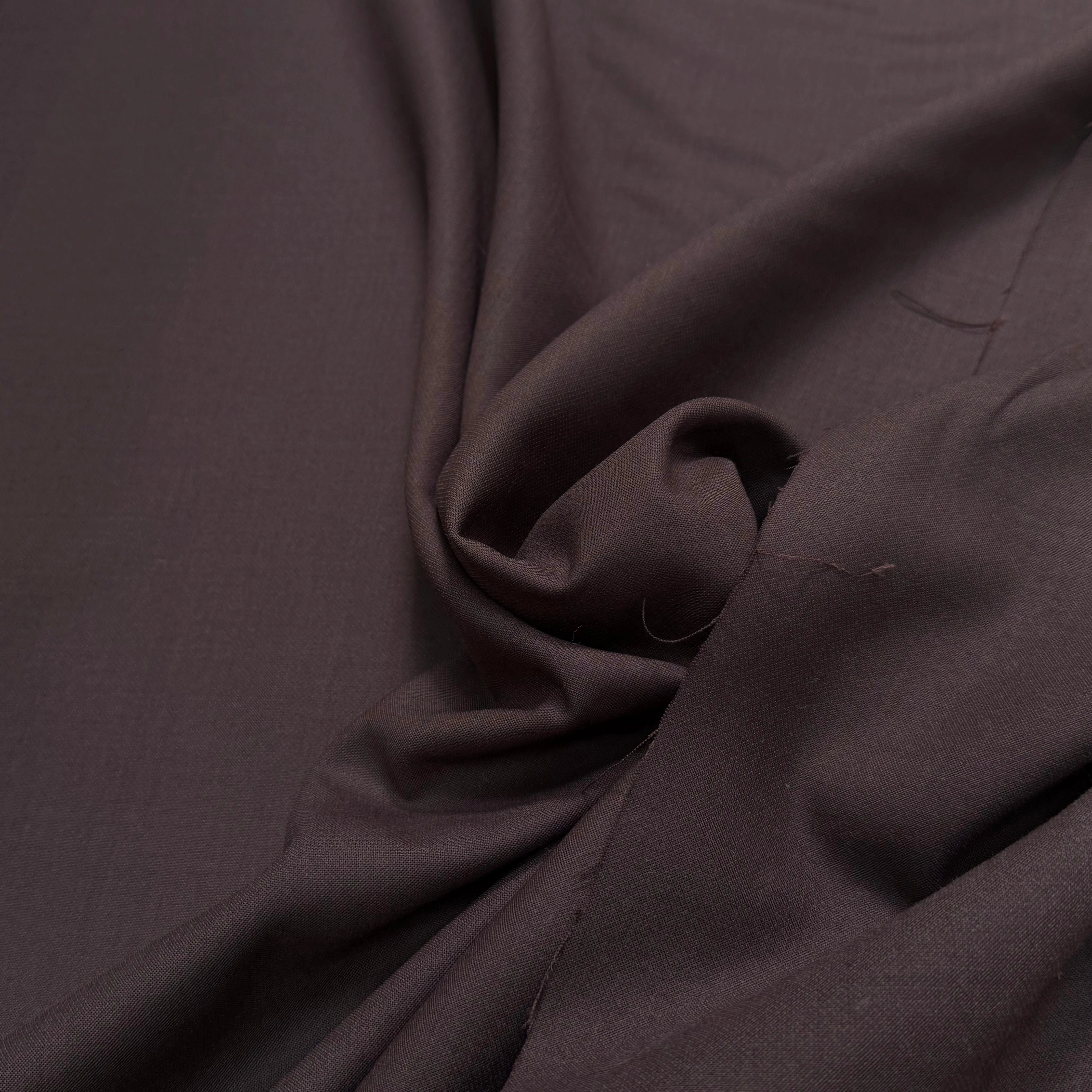 GABARDINE DE LAINE STRETCH TRÈS BELLE TENUE MARRON - My Little Coupon