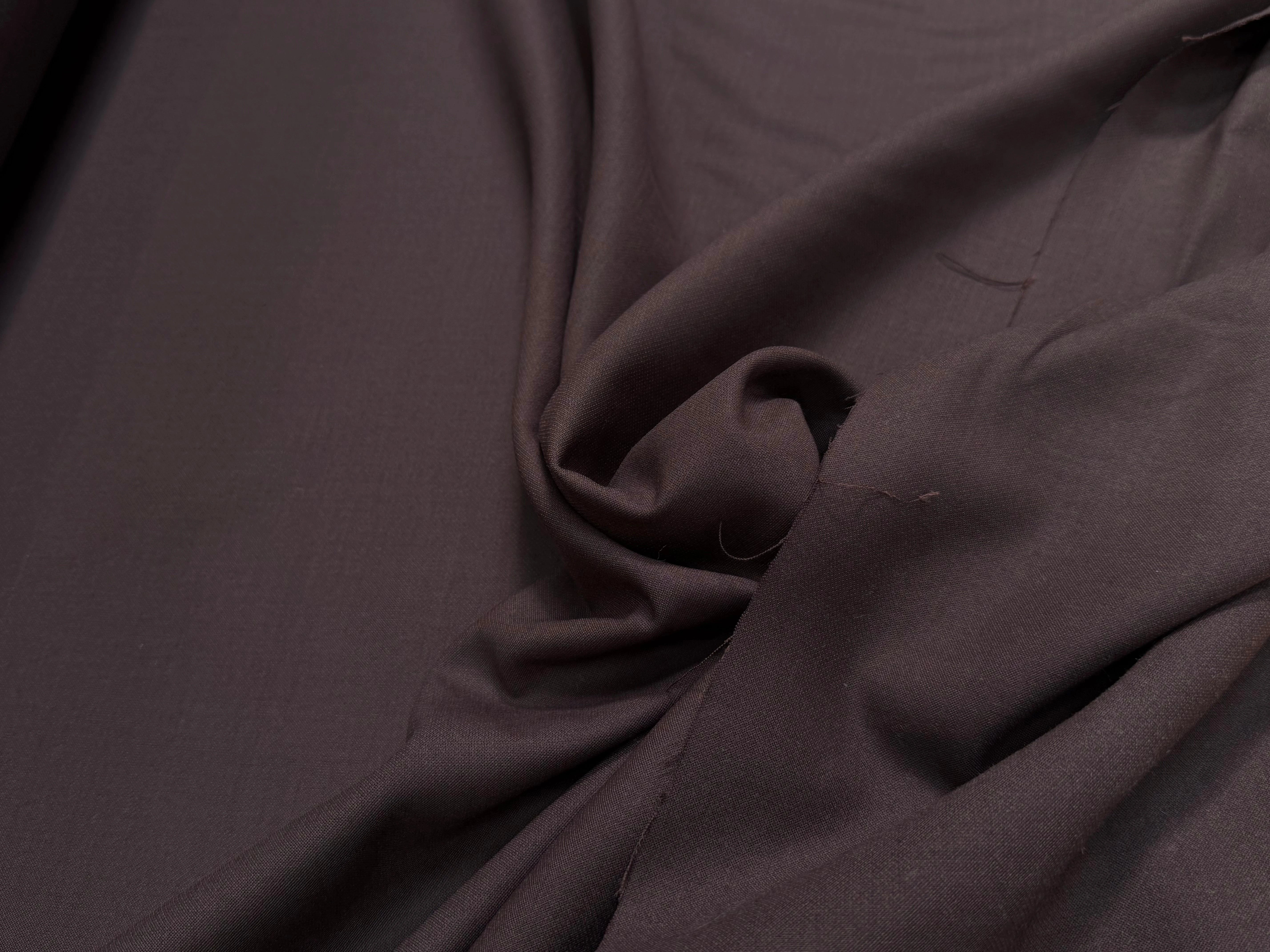 GABARDINE DE LAINE STRETCH TRÈS BELLE TENUE MARRON - My Little Coupon