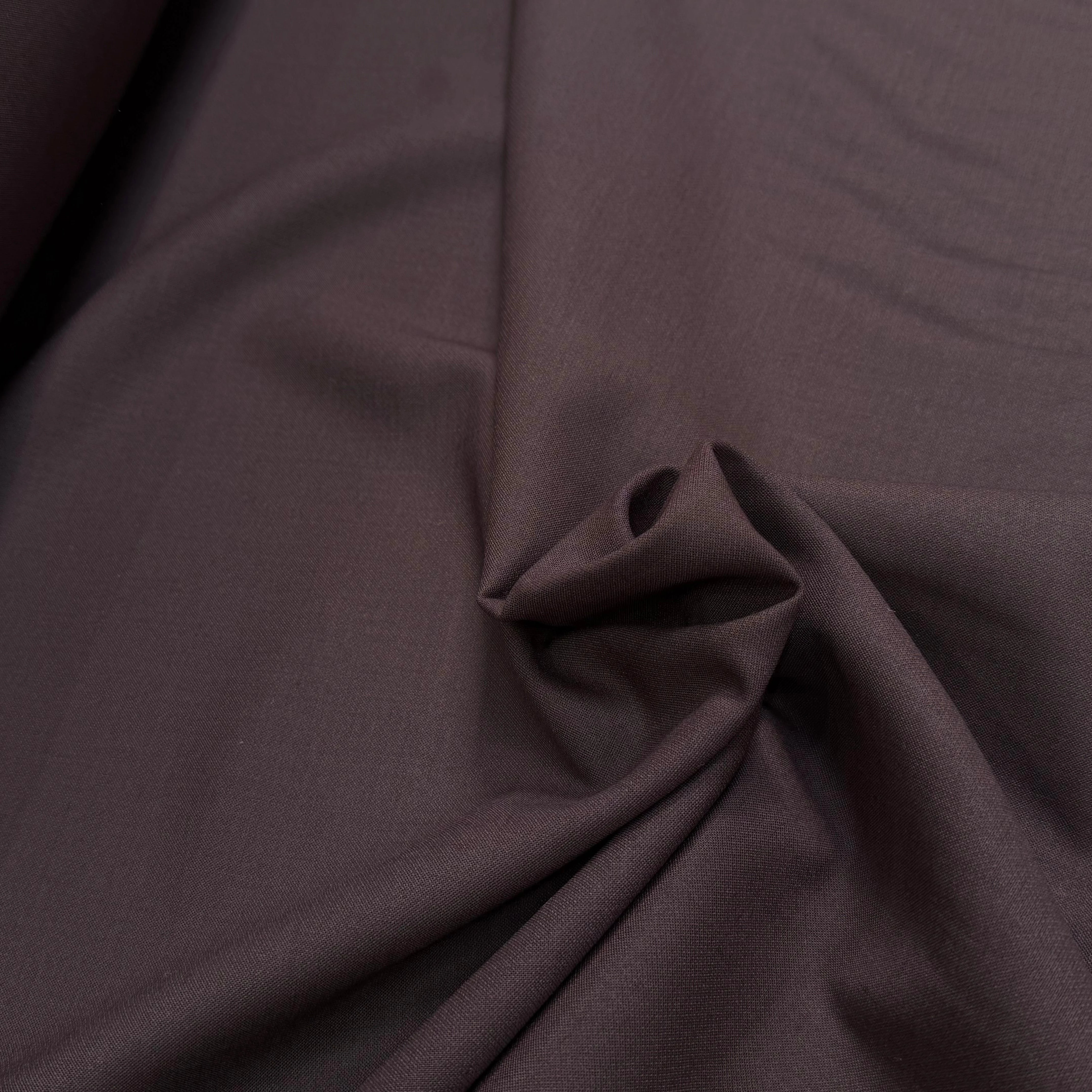 GABARDINE DE LAINE STRETCH TRÈS BELLE TENUE MARRON - My Little Coupon