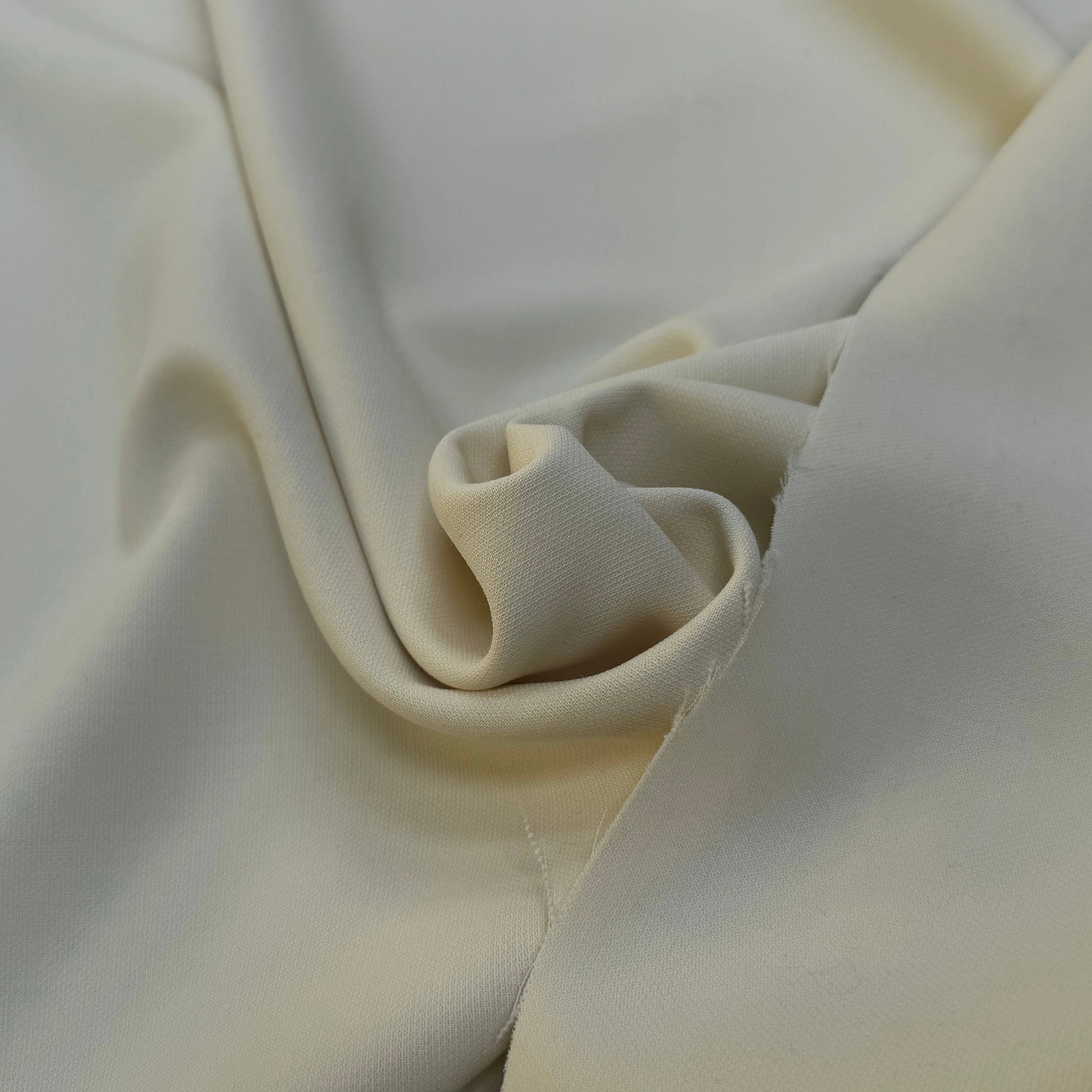 GABARDINE DE LAINE STRETCH VANILLE 80% LAINE TRÈS BELLE TENUE - My Little Coupon
