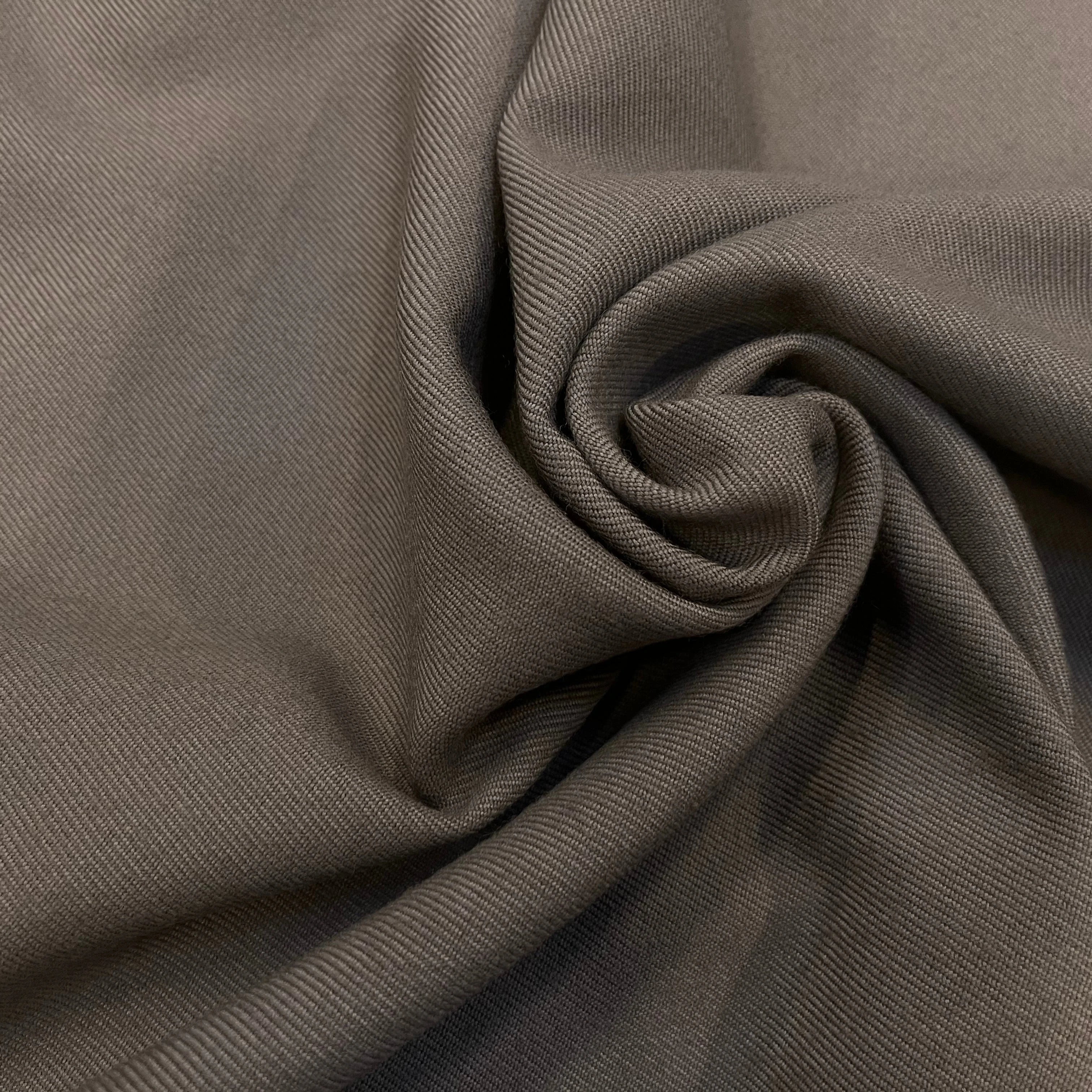 GABARDINE DE LAINE STRIÉE 70% LAINE LIGHT MOCHA - My Little Coupon