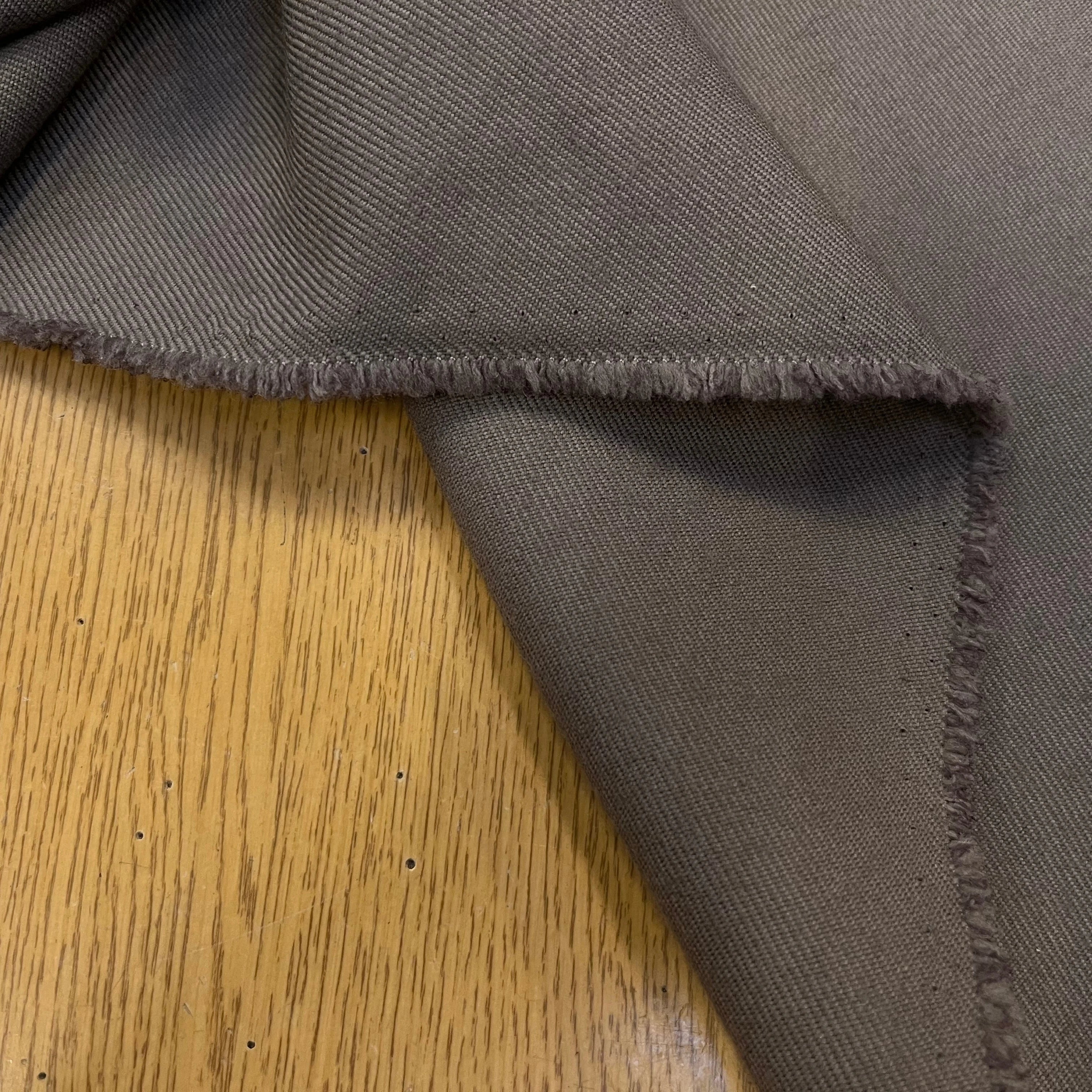 GABARDINE DE LAINE STRIÉE 70% LAINE LIGHT MOCHA - My Little Coupon