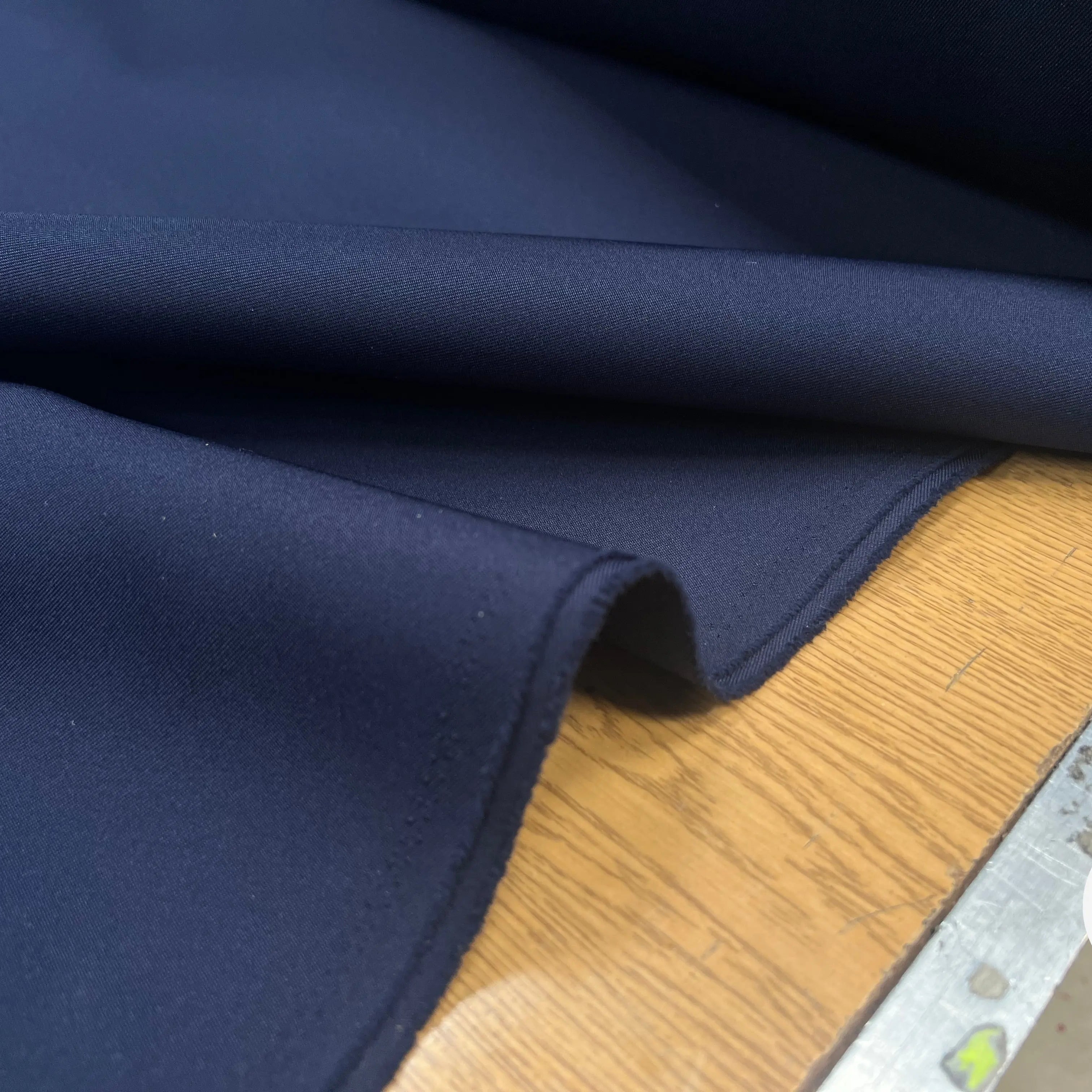 GABARDINE DOUBLE ETOFFE BLEU CHOC JAPON - My Little Coupon