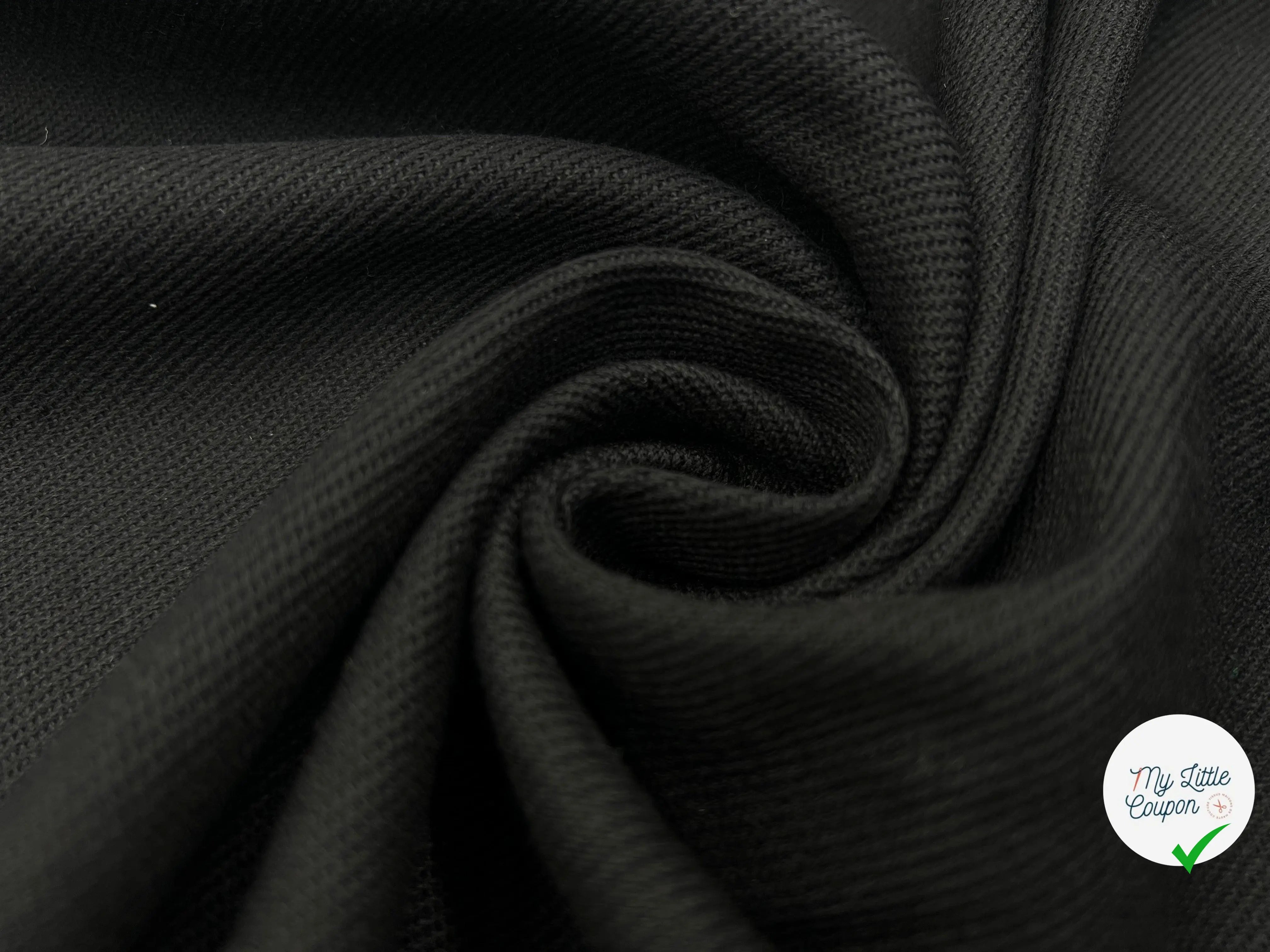 GABARDINE DRILL NOIR - My Little Coupon - tissu - coudre